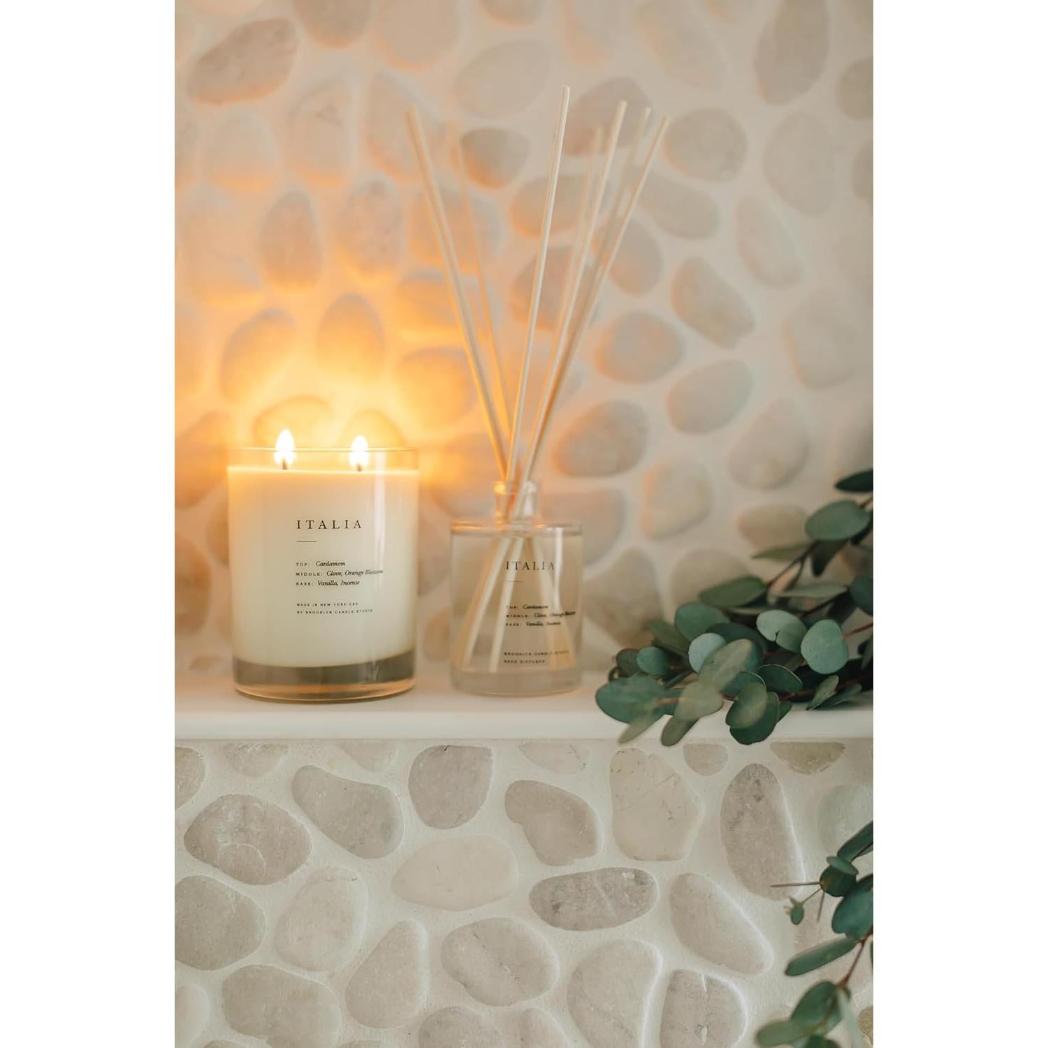 Difusor de Aroma Brooklyn Candle Studio 130ml Sándalo Italia