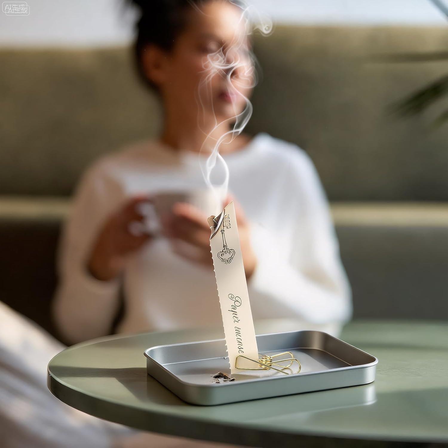 Kits de Incienso de Papel Swiffen - 96 Pcs Madera de Cedro y Hinoki