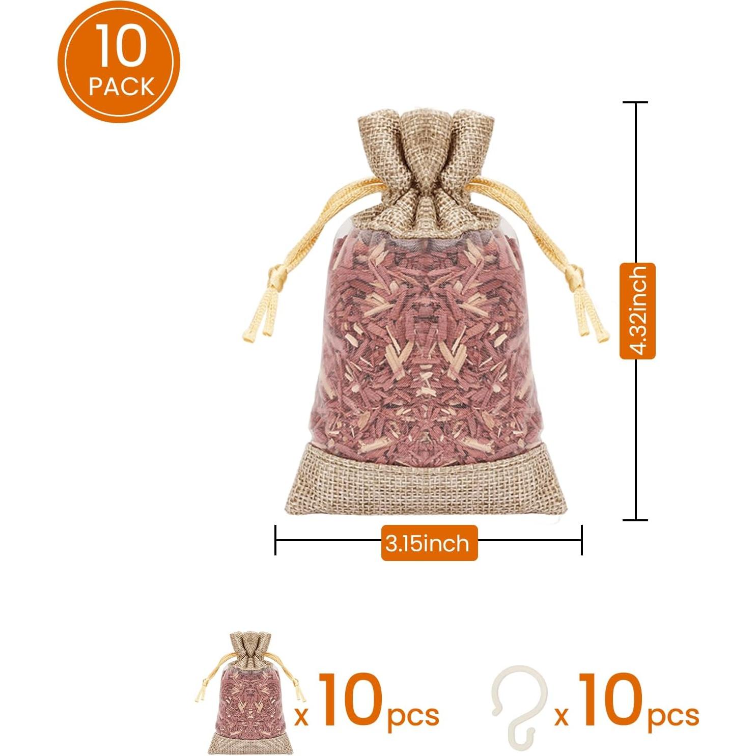 Sachets de Cedro Homode - 10 Chips Aromatizados para Armarios