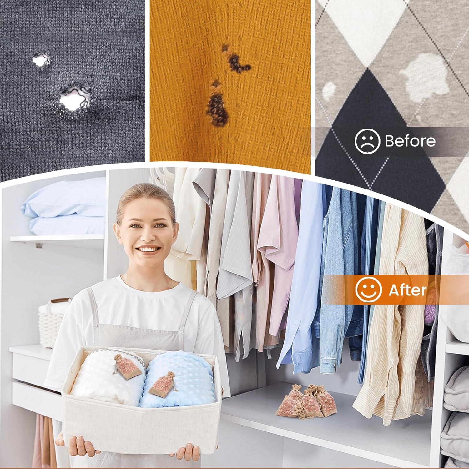 Sachets de Cedro Homode - 10 Chips Aromatizados para Armarios