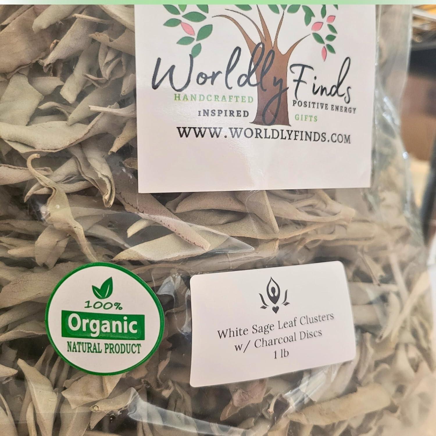 Racimos de Salvia Blanca 0.45 Kg Worldly Finds - Orgánico