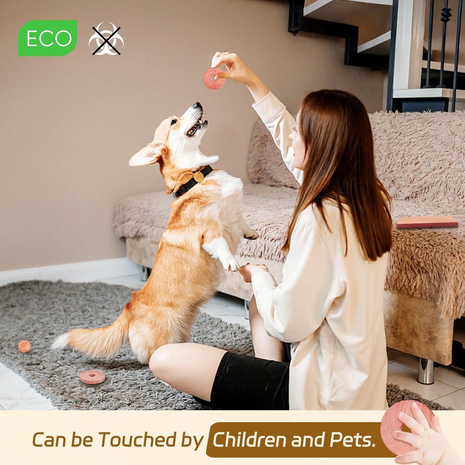 Bloques de Cedro Aromático Sharkwoods - 55 Piezas para Ropa