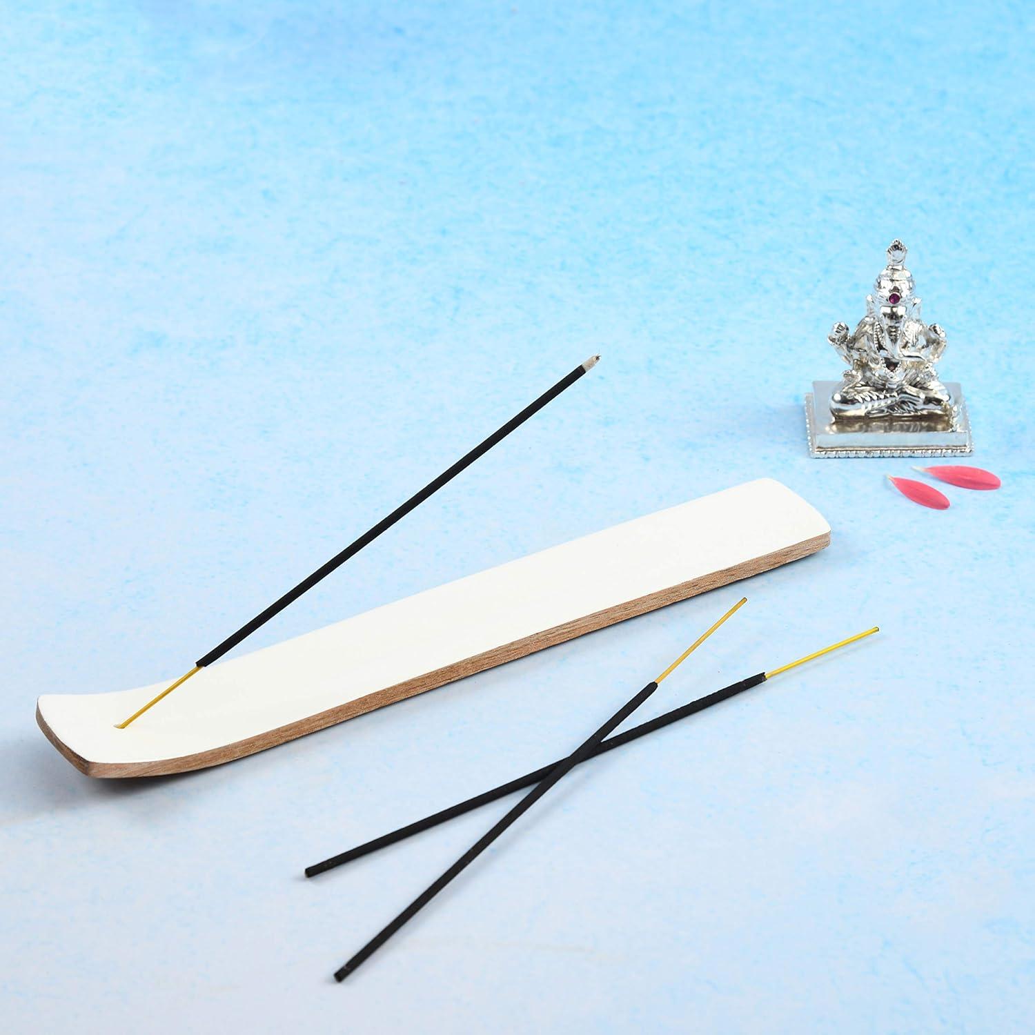 Conjunto de 2 Soportes de Incienso Folkulture Madera de Mango