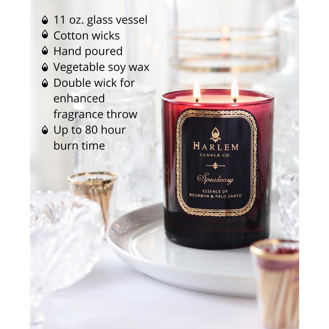 Vela Aromática de Soja Harlem Candle Co. Speakeasy 311 g