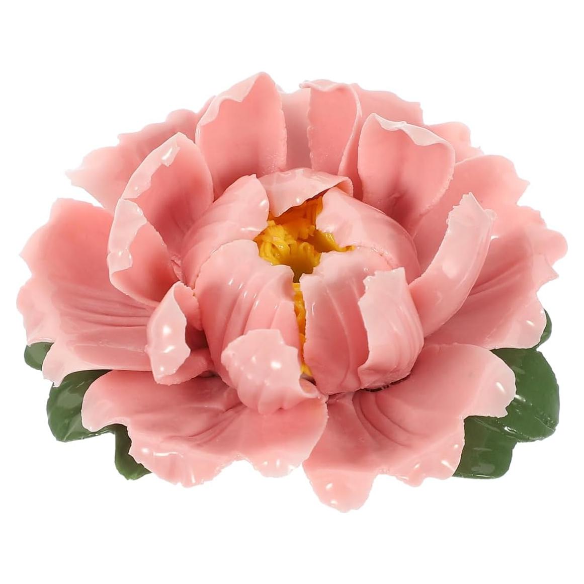 Soporte para Incienso Alipis Cerámica Flor Peonía 6x6x3.3cm