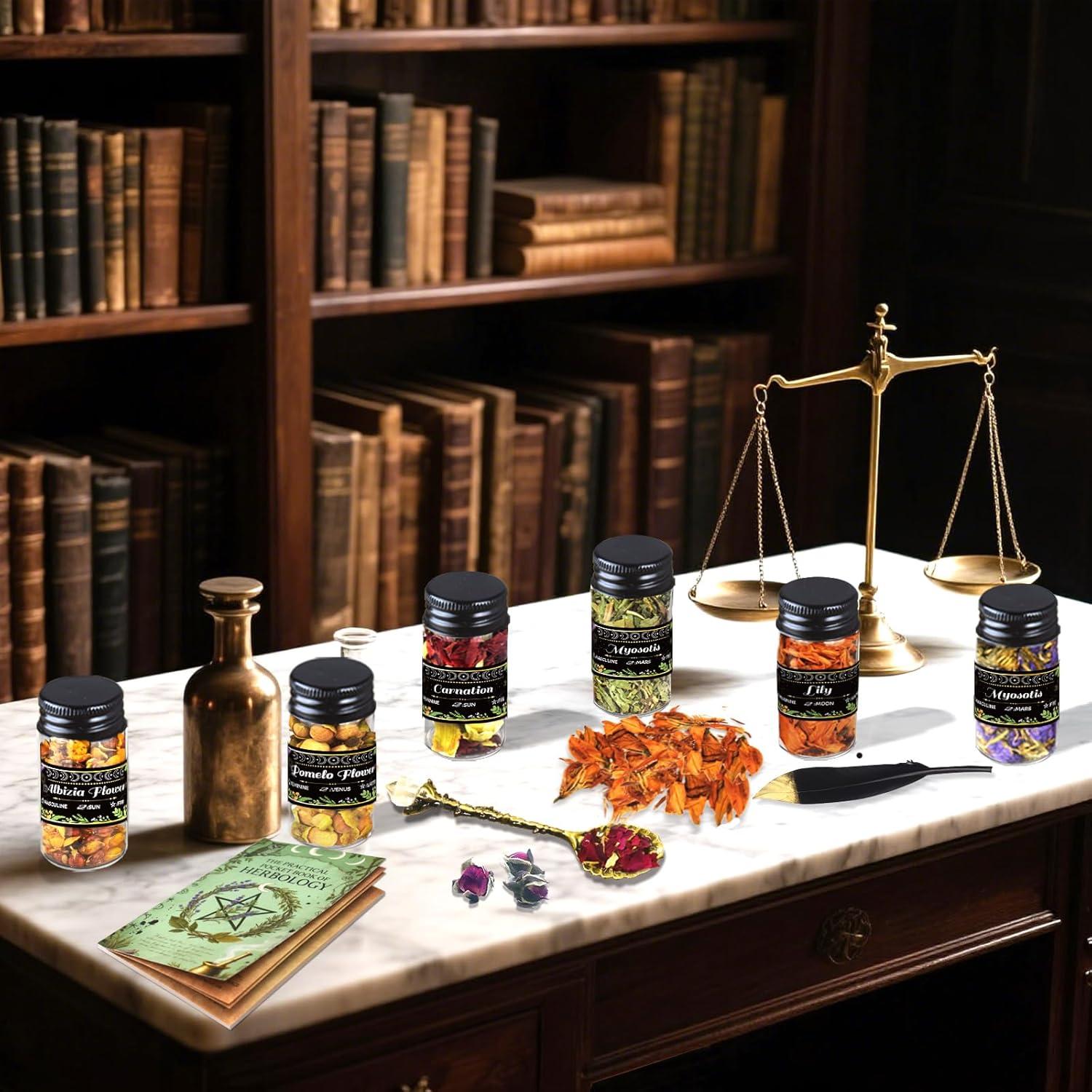 Kit de Brujería Ainswei 30 Hierbas y Flores Secas 1.02kg