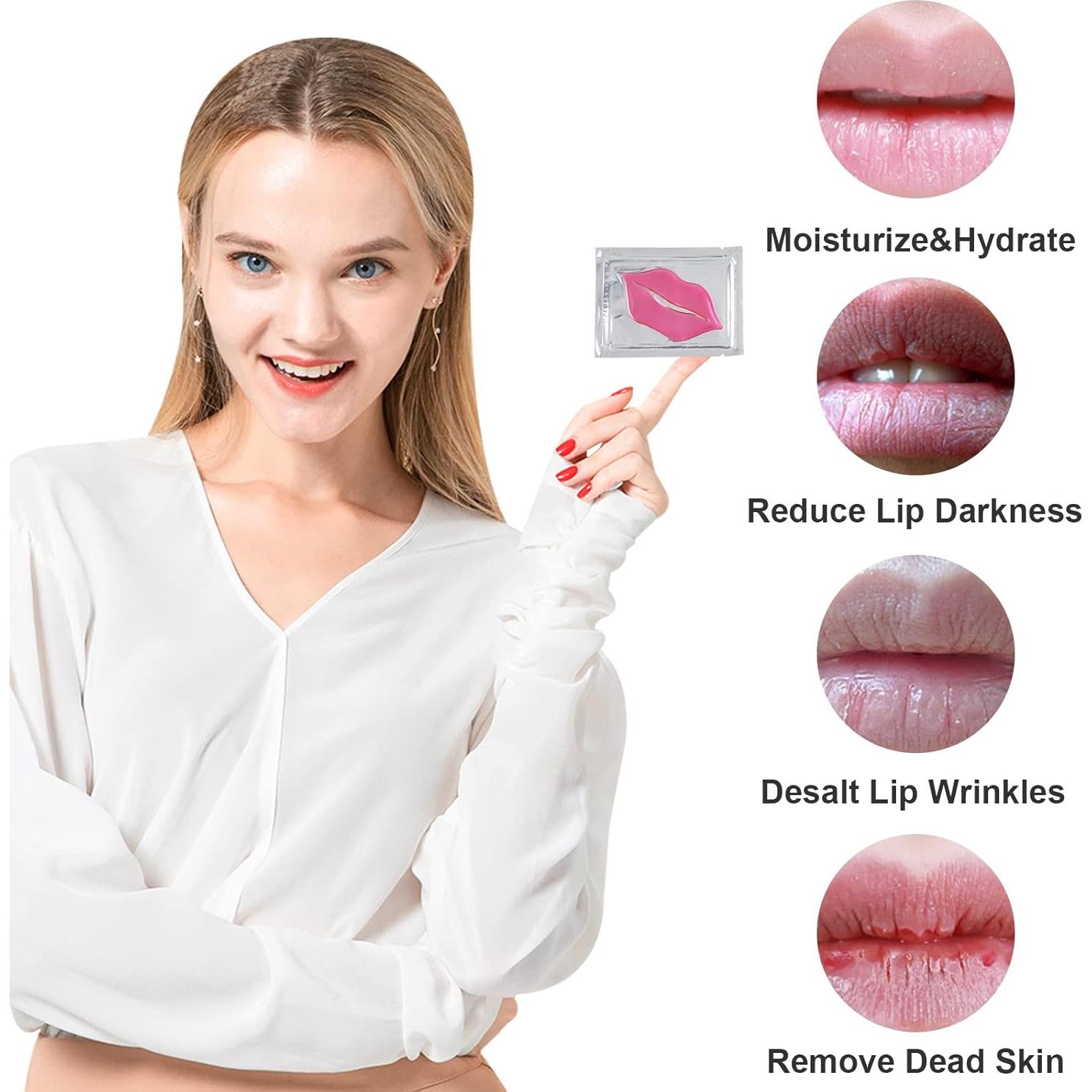 Mascarilla de Labios Adofect Colágeno Hidratante 30 Pzas