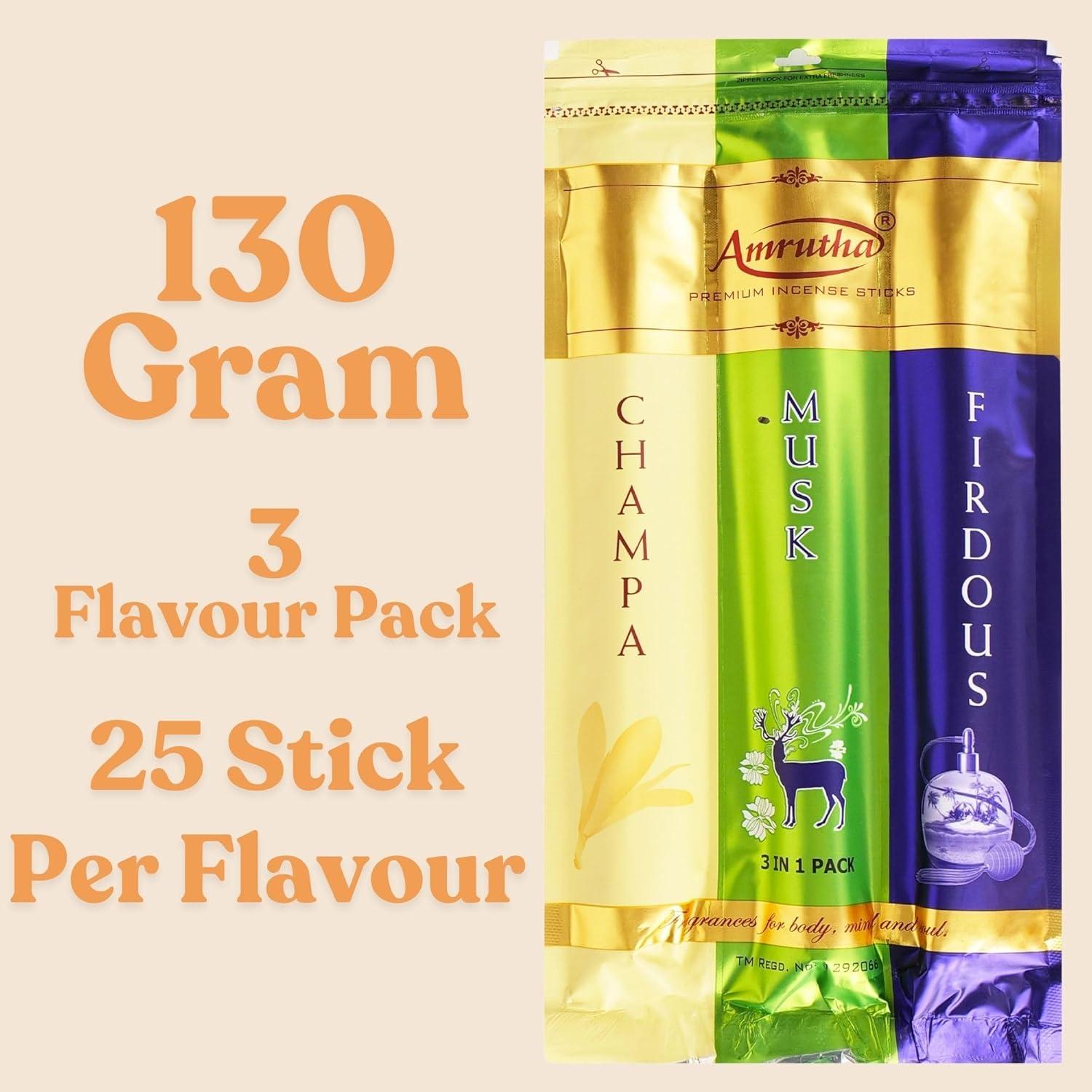 Juego de Incienso Premium Hashcart - 3 Fragancias Naturales