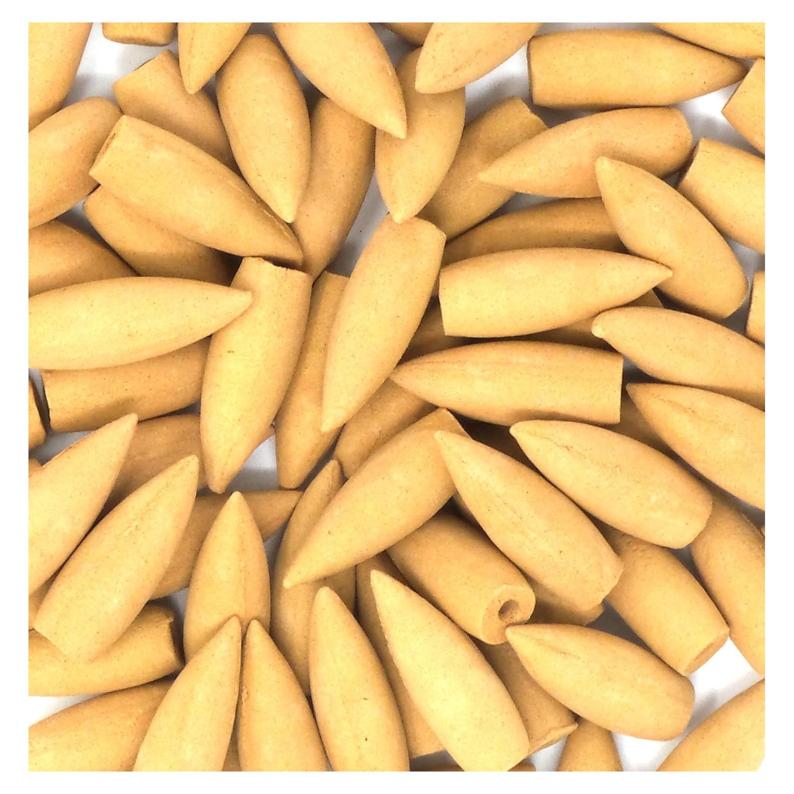 Conos de Incienso Natural Sándalo 70 Piezas Efecto Cascada