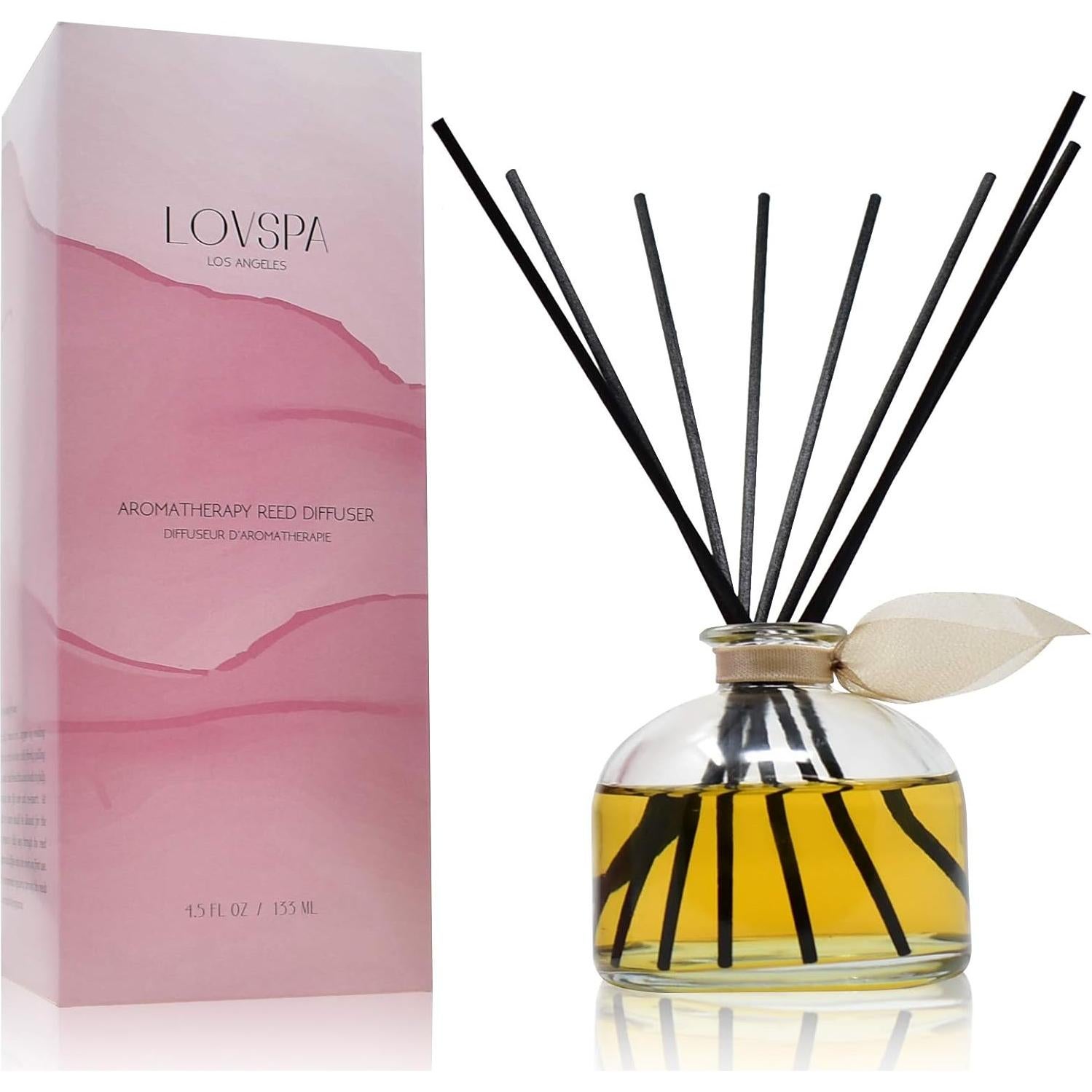 Difusor de Varillas LOVSPA 133.2ml Sándalo y Ámbar