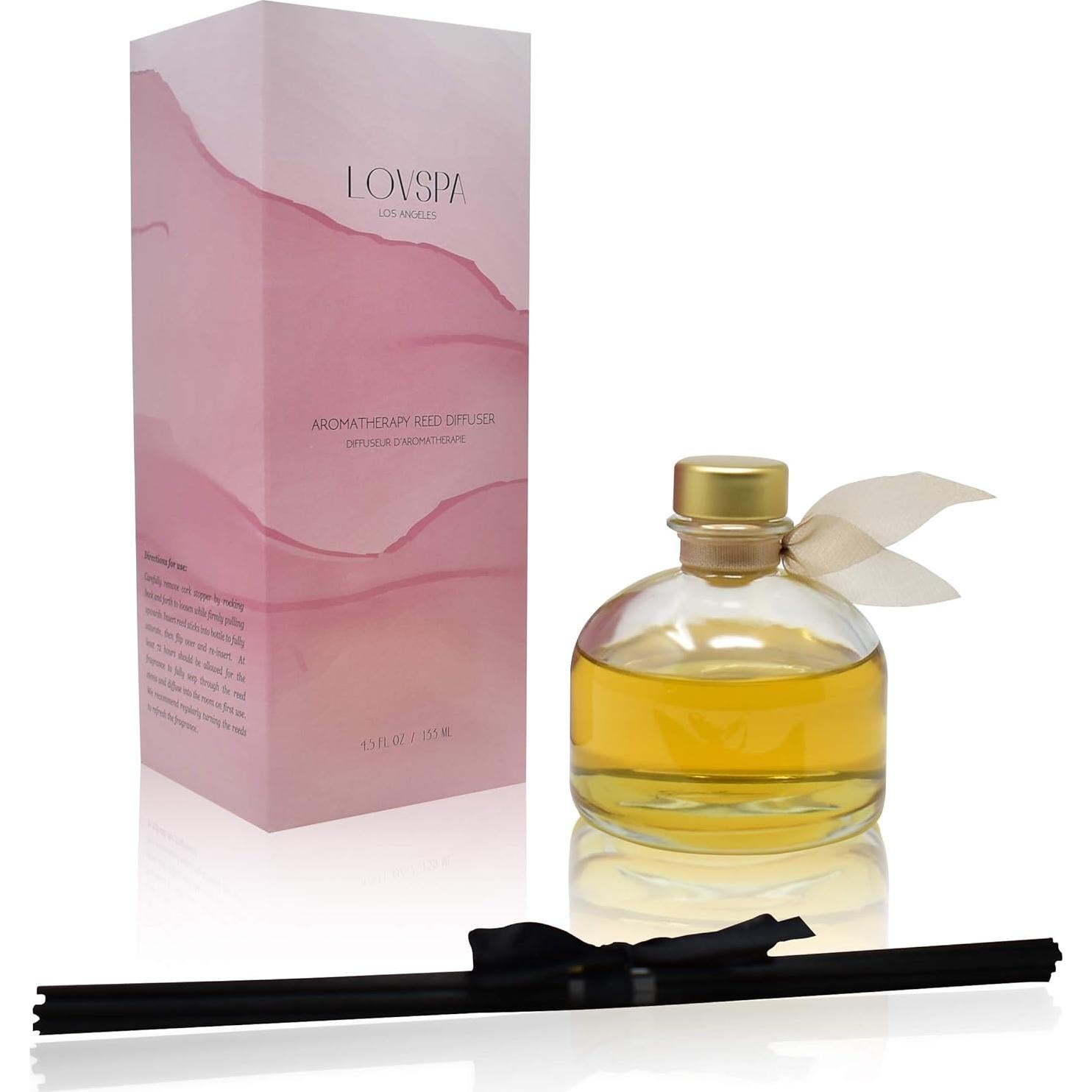 Difusor de Varillas LOVSPA 133.2ml Sándalo y Ámbar