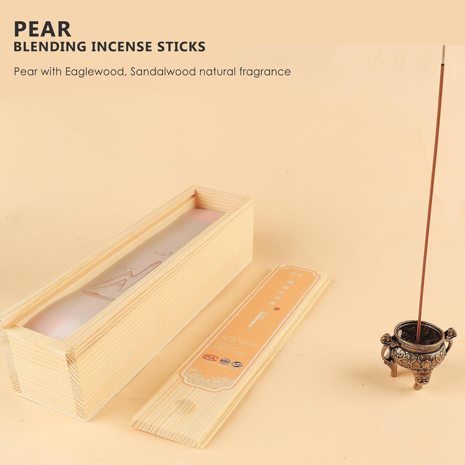 400 Varitas de Incienso AEIUER Pera Natural Sin Aditivos