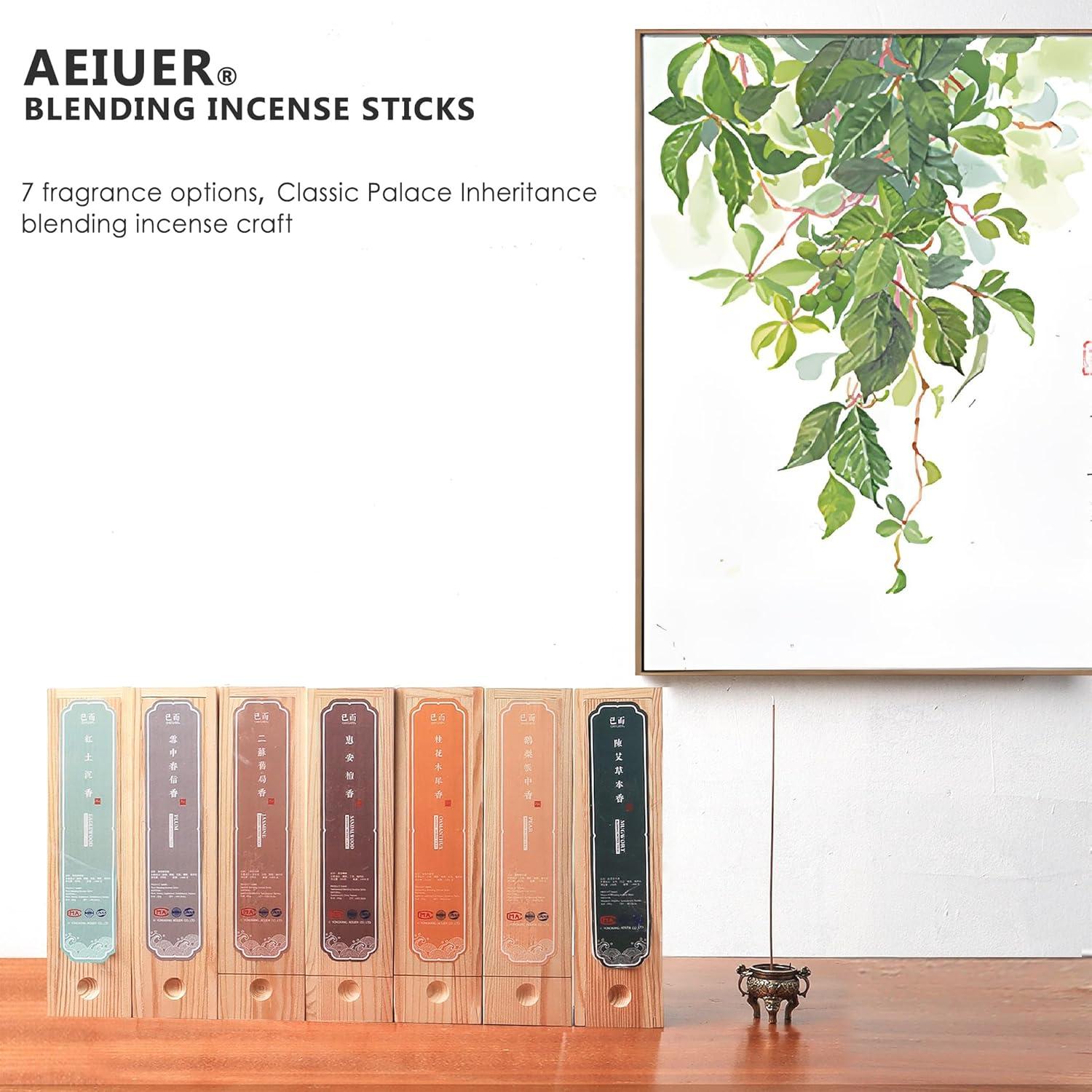 400 Varitas de Incienso AEIUER Pera Natural Sin Aditivos