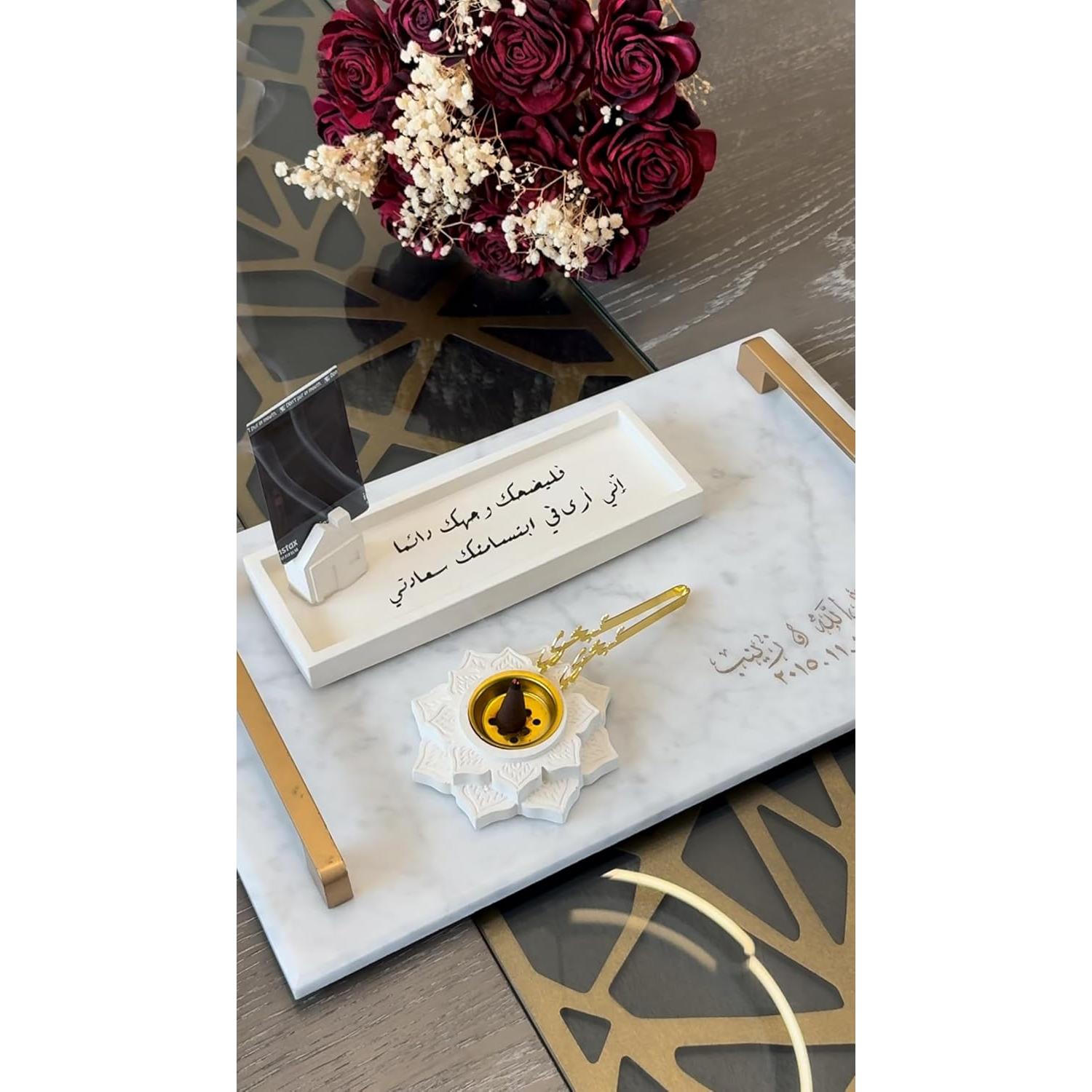 Horno de Incienso Mandala Concreto Oasis Moderno + 10 Conos