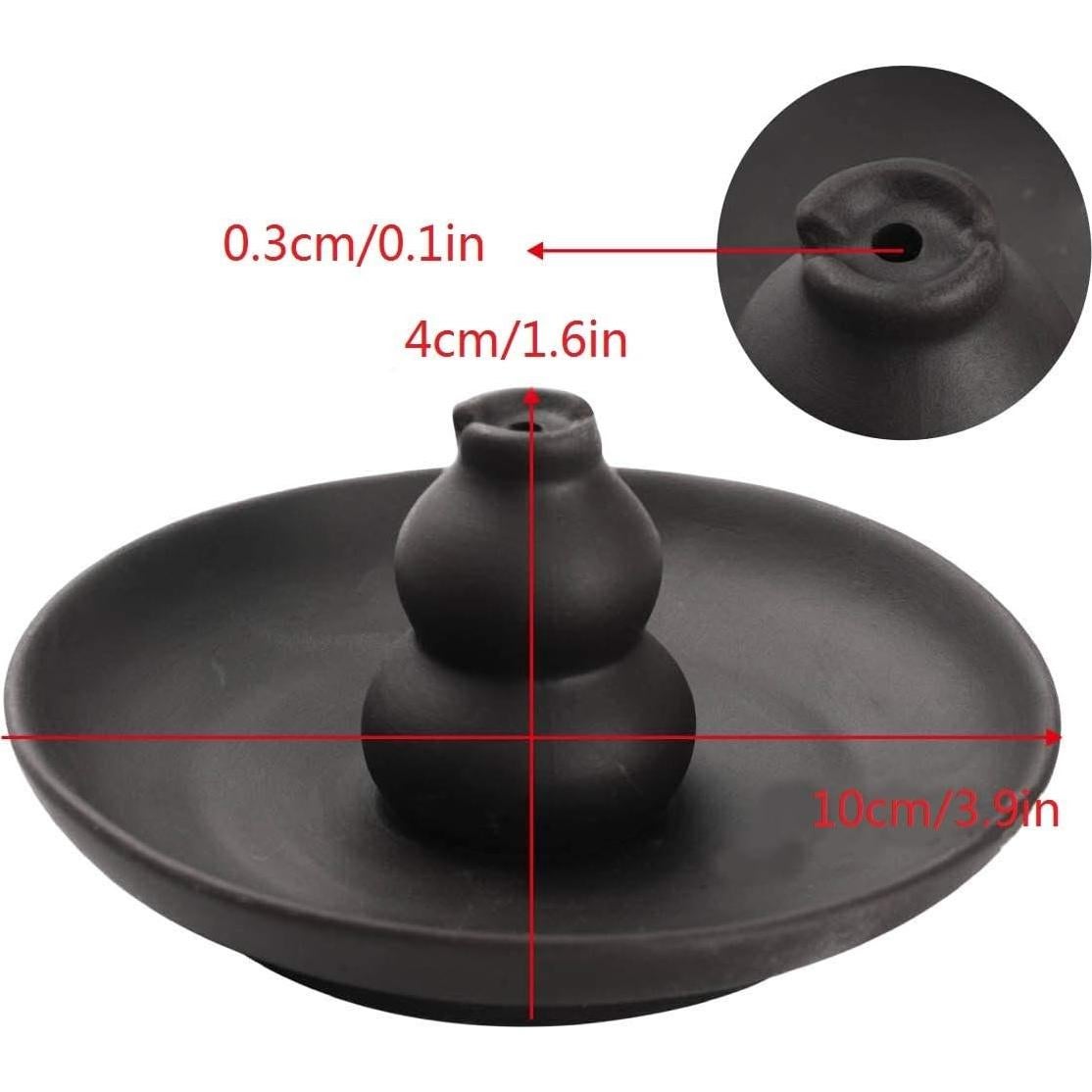 Quemador de Incienso Cerámica Miupoo Calabaza 8x3.8cm