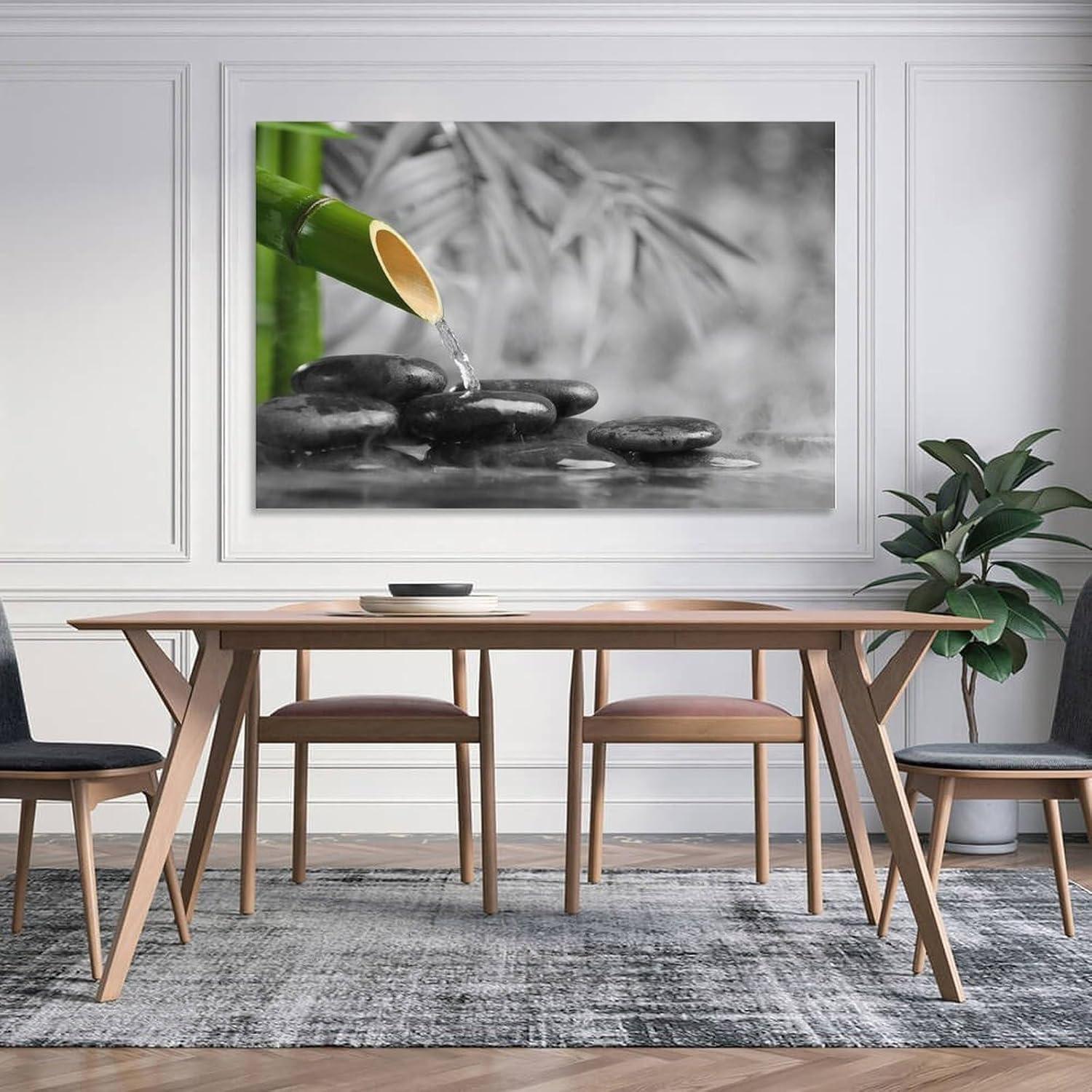 Póster Zen Minimalista en Lienzo 40x60cm Sin Marco