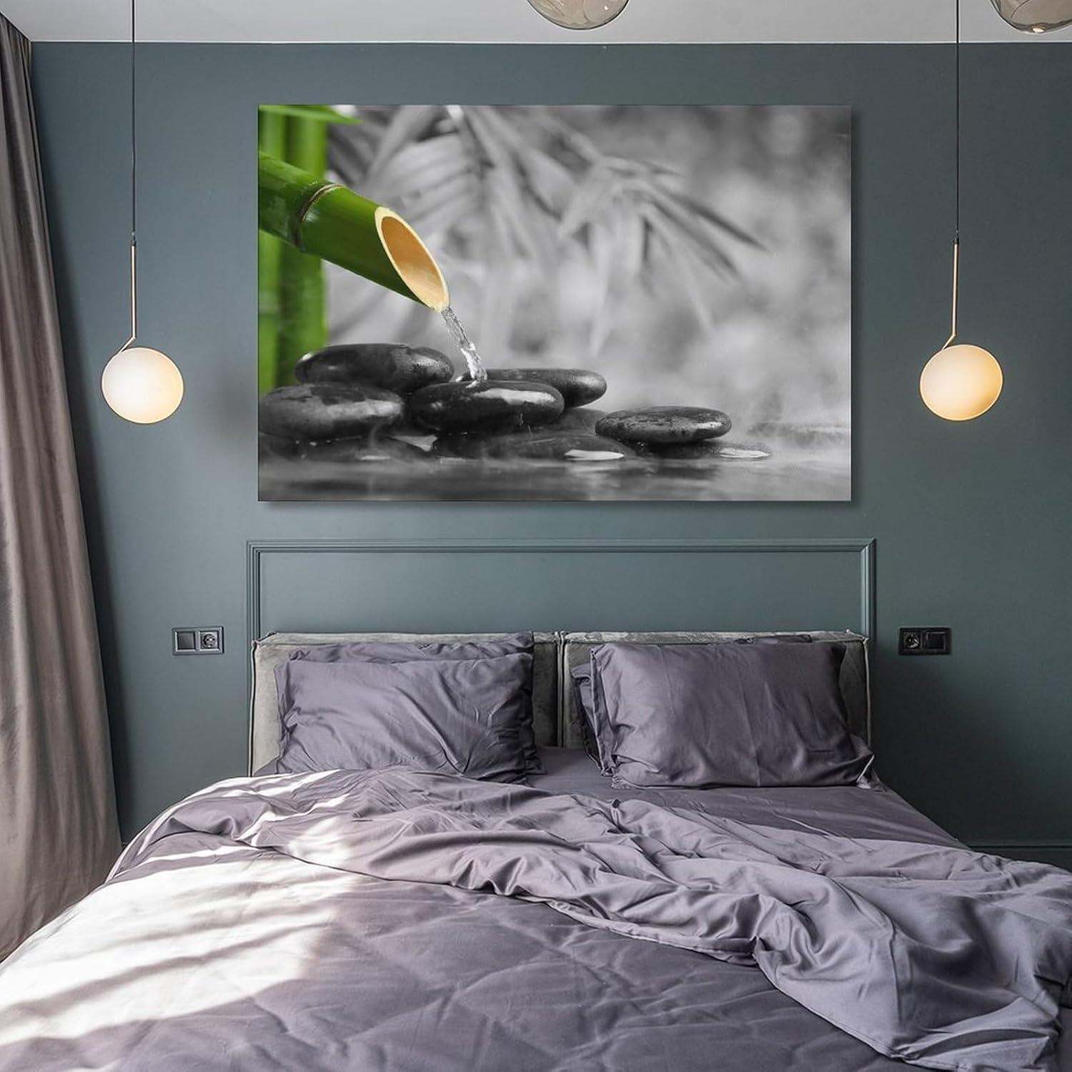 Póster Zen Minimalista en Lienzo 40x60cm Sin Marco