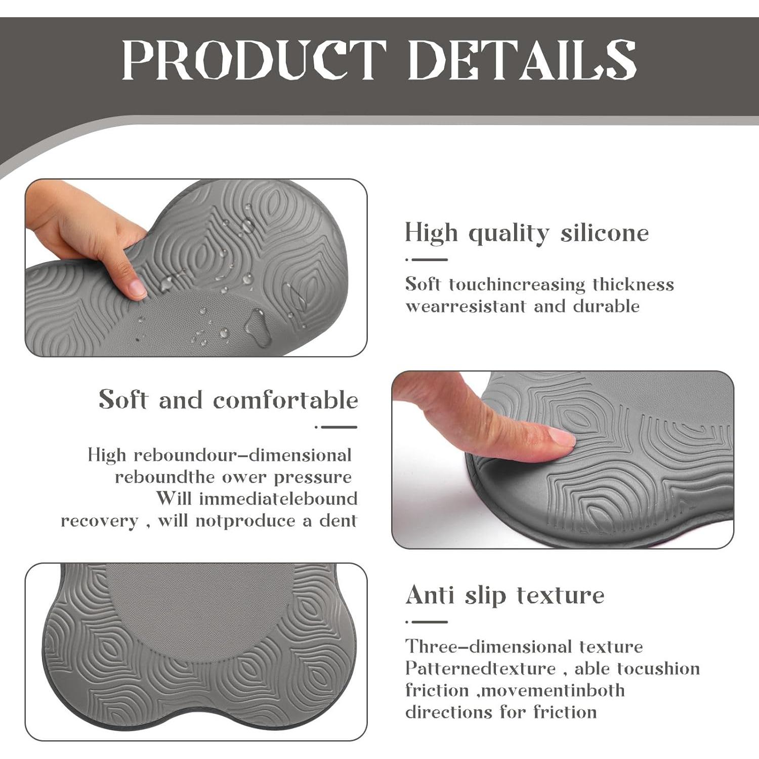 Cojines de Yoga MBKHFLL - Almohadillas Extra Gruesas 15mm