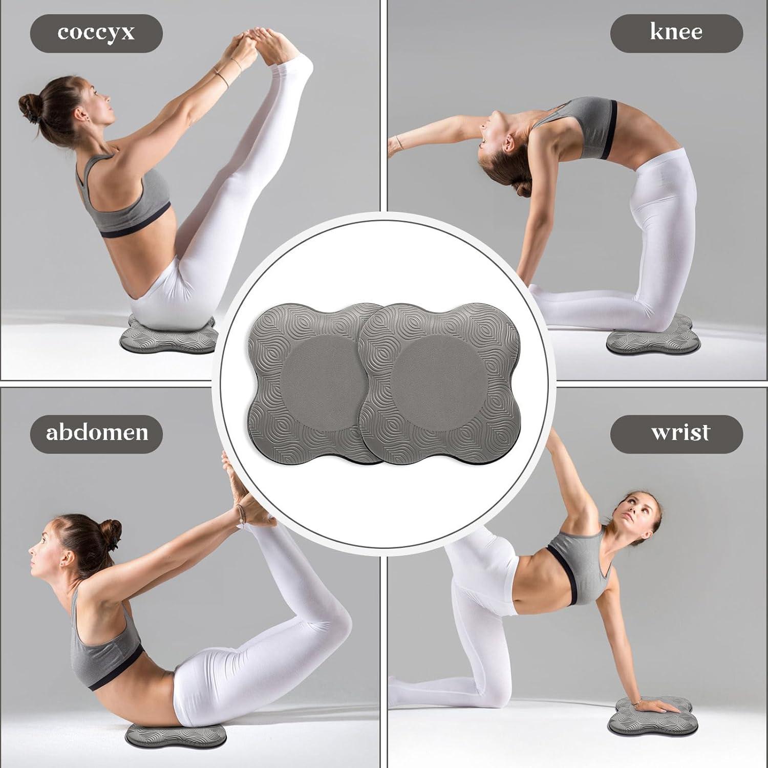 Cojines de Yoga MBKHFLL - Almohadillas Extra Gruesas 15mm