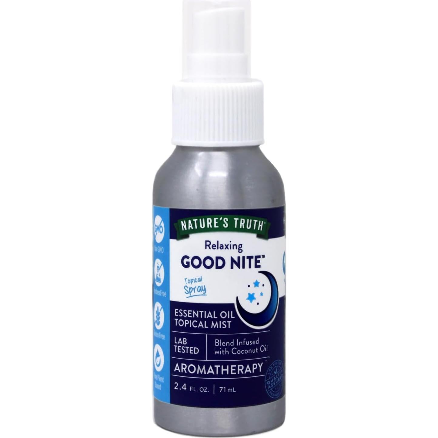 Rocío de Aceite Esencial Good Nite Nature's Truth 71 ML - Paquete de 3