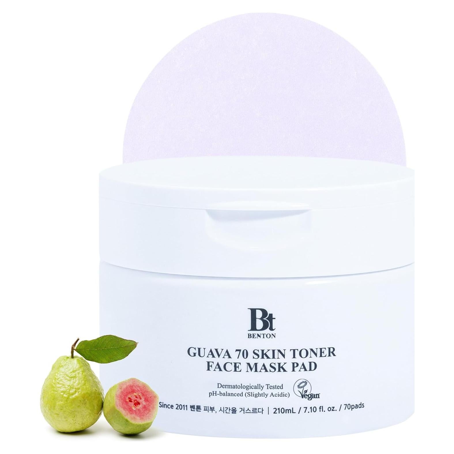 Mascarilla Facial Benton Guayaba 70 Pads Hidratantes