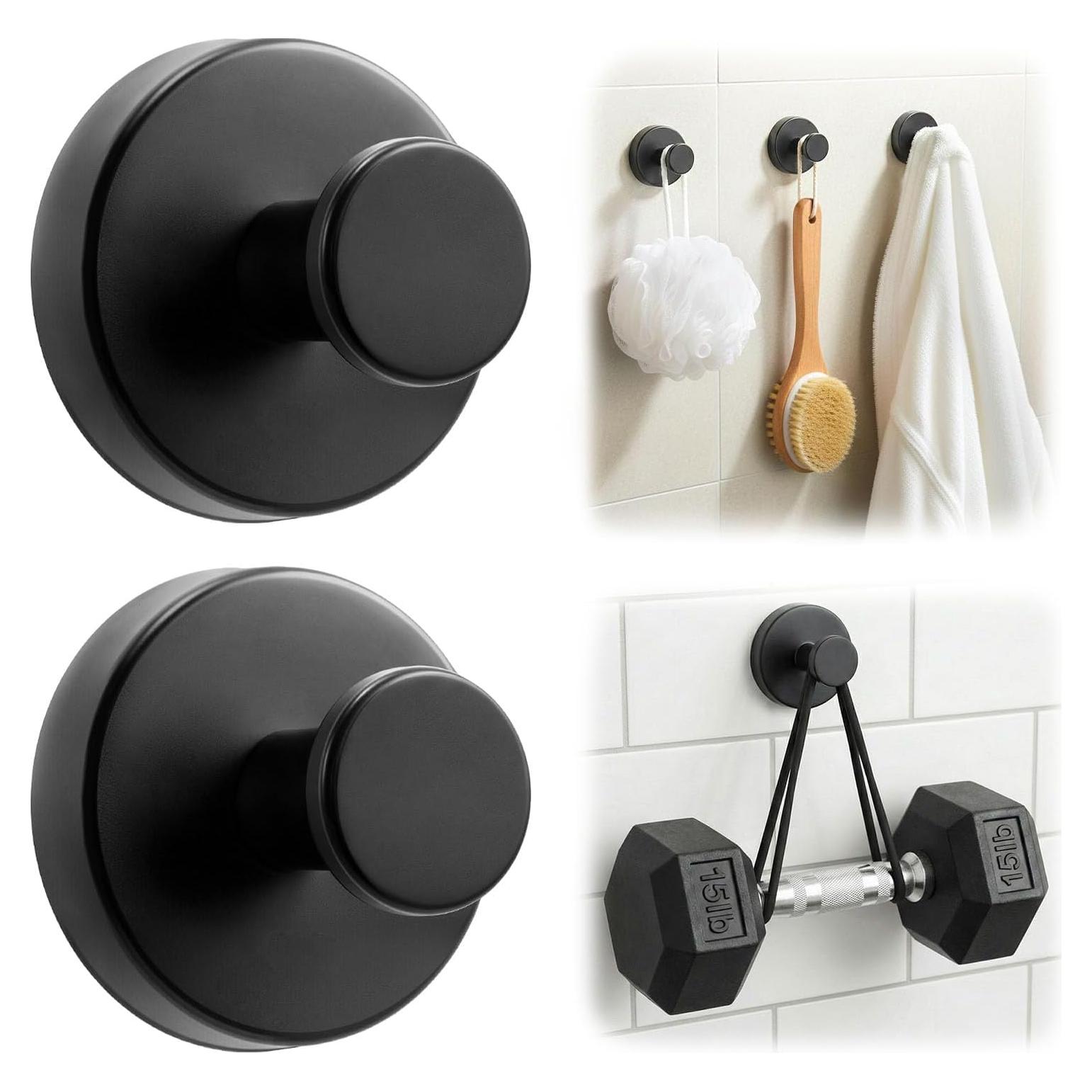 Ganchos de Ventosa LOOHOI Reutilizables 2 Pcs Alta Resistencia