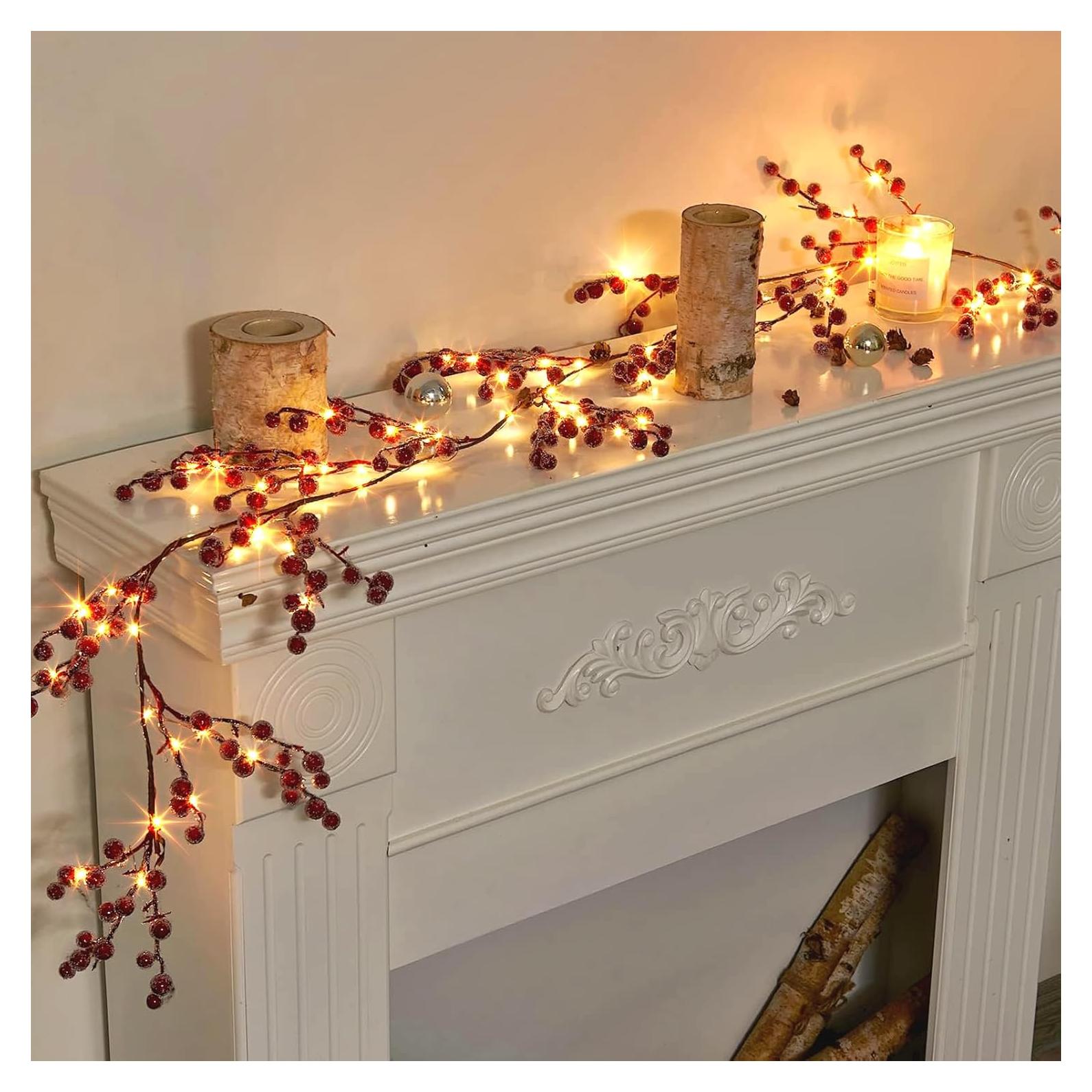 Guirnalda de Navidad Vanthylit 1.83 m con Luces y Temporizador