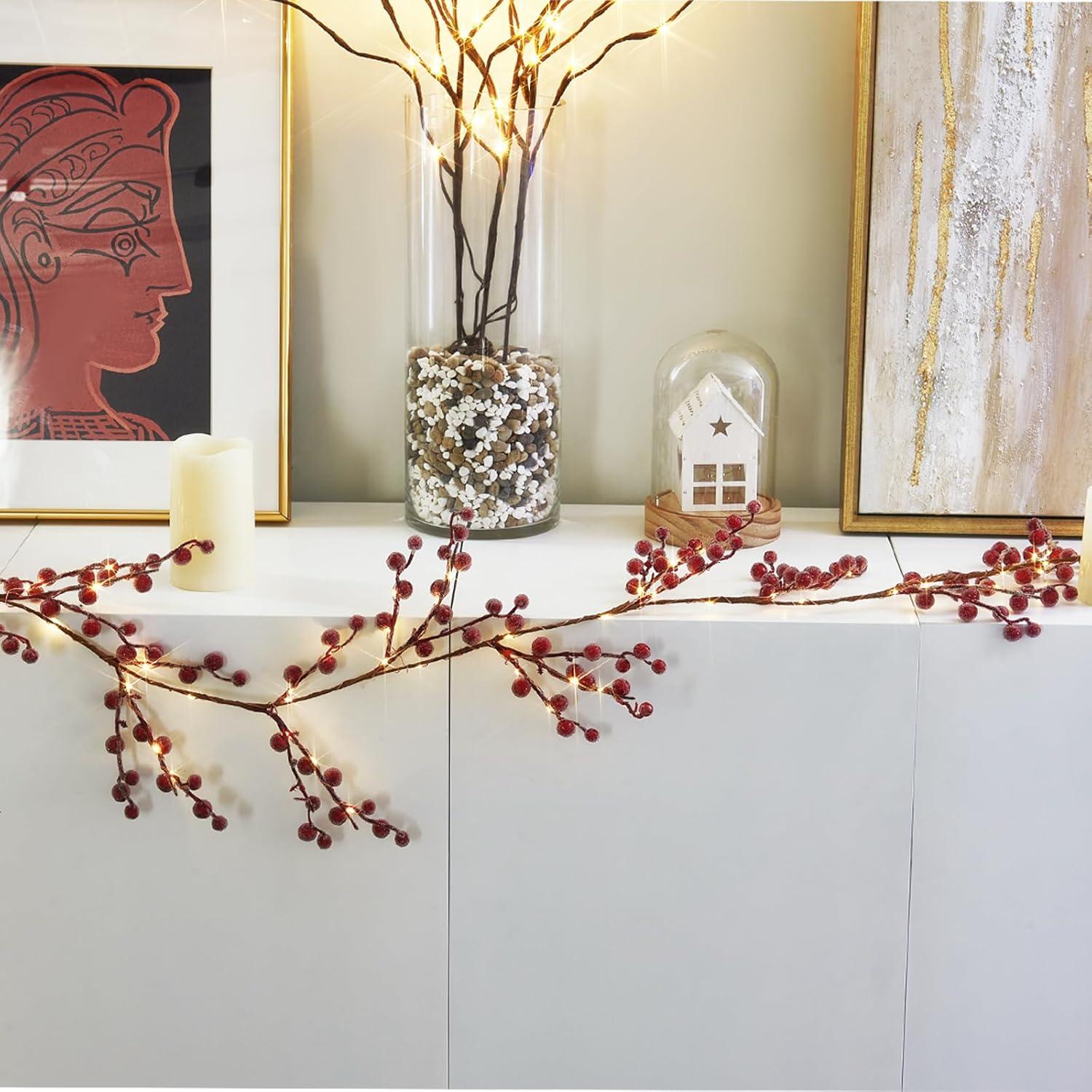 Guirnalda de Navidad Vanthylit 1.83 m con Luces y Temporizador