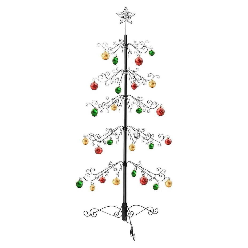 Soporte de Exhibición de Adornos HOHIYA 6.5 Pies Negro