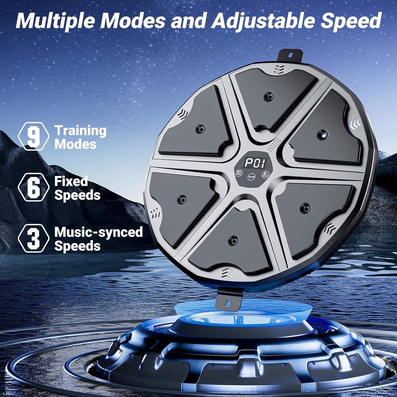 Máquina de Boxeo Musical NIBBaNACAL con Guantes y LED