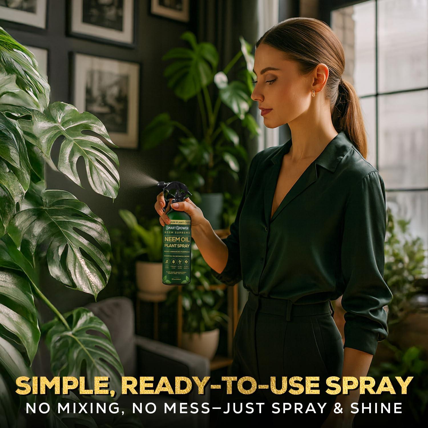 Rocío de Aceite de Neem Smart Grower 240 ml para Plantas