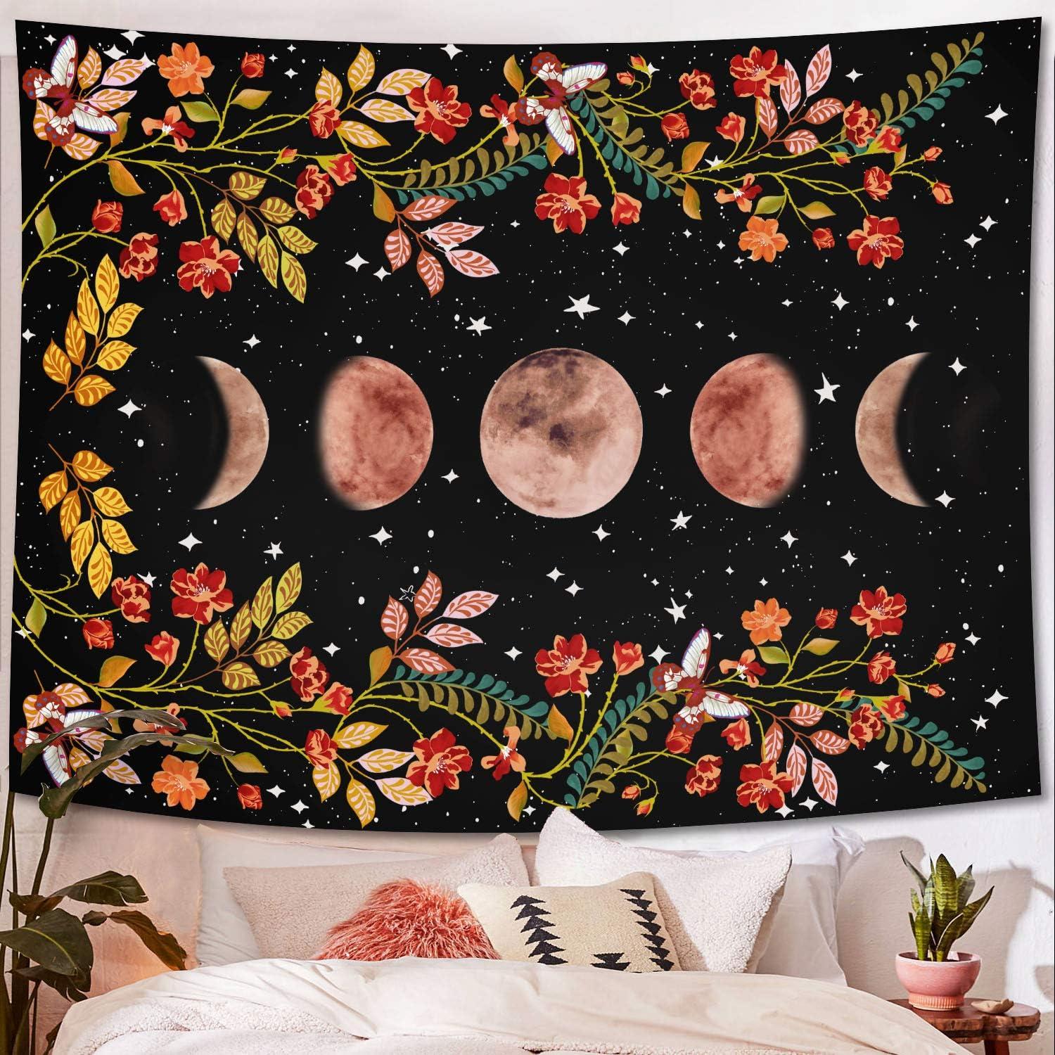 Tapiz Decorativo Lifeel Fase Lunar con Vides 121.92x91.44 cm