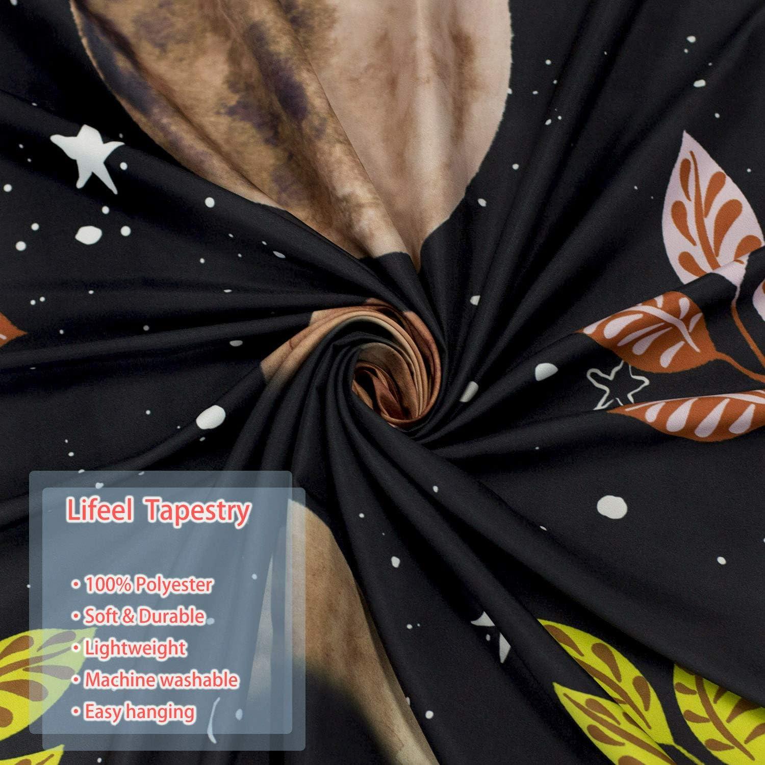 Tapiz Decorativo Lifeel Fase Lunar con Vides 121.92x91.44 cm