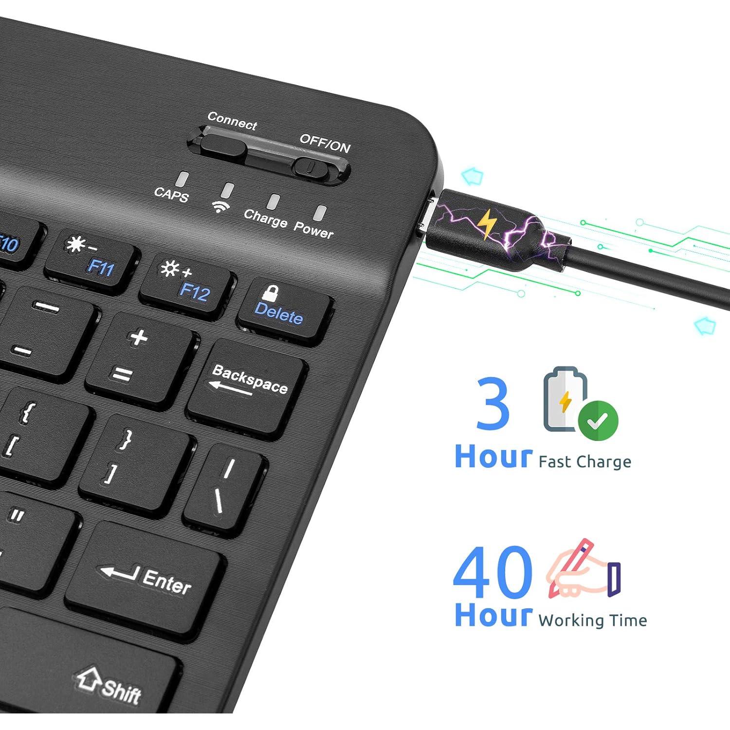 Teclado Inalámbrico EDIVIA para Samsung Galaxy Tab S7/S8 - Bluetooth