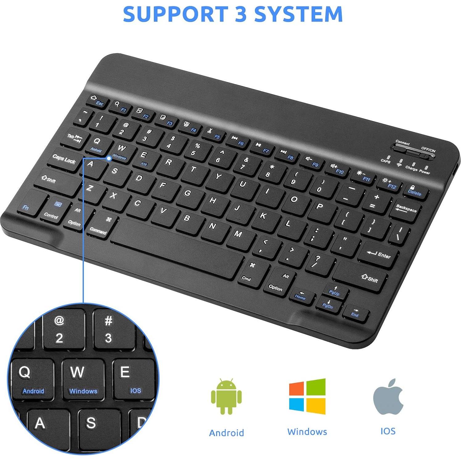 Teclado Inalámbrico EDIVIA para Samsung Galaxy Tab S7/S8 - Bluetooth
