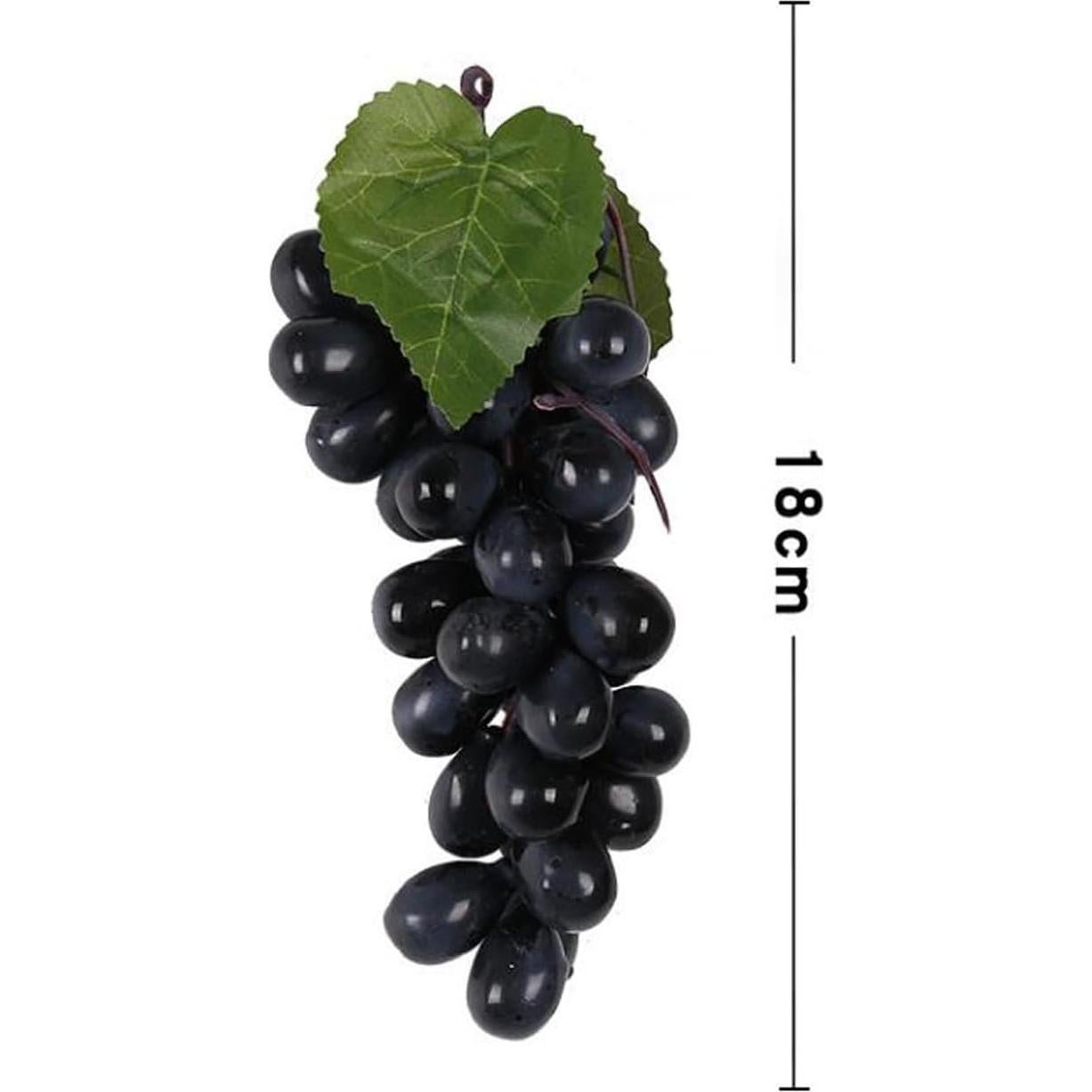 5 Racimos de Uvas Artificiales Genérico - Decoración Realista