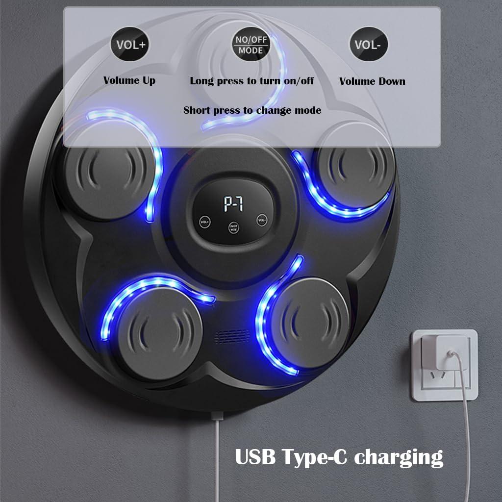 Máquina de Boxeo Musical RIAMTGCX 24001 Pared Bluetooth