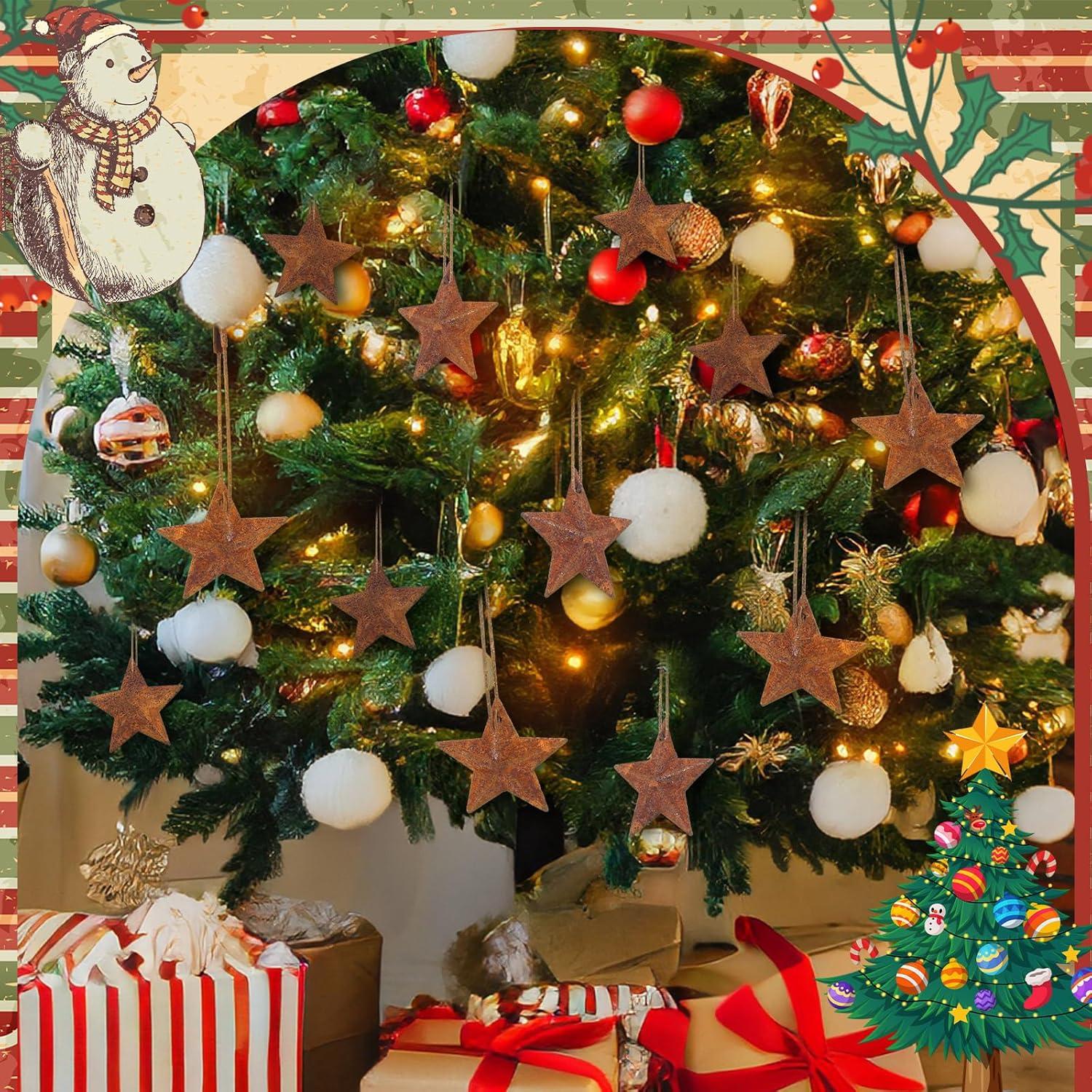 Kit 100 Piezas Estrellas Oxidadas y Pines de Seguridad Knitgrip