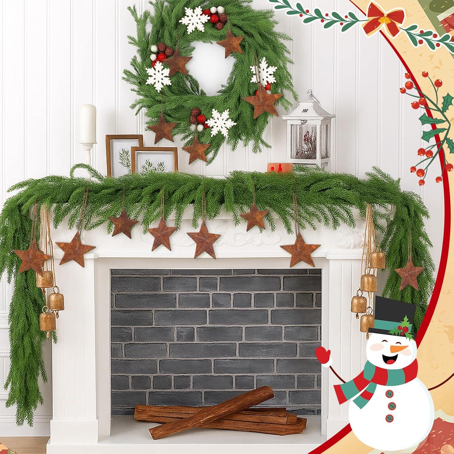 Kit 100 Piezas Estrellas Oxidadas y Pines de Seguridad Knitgrip