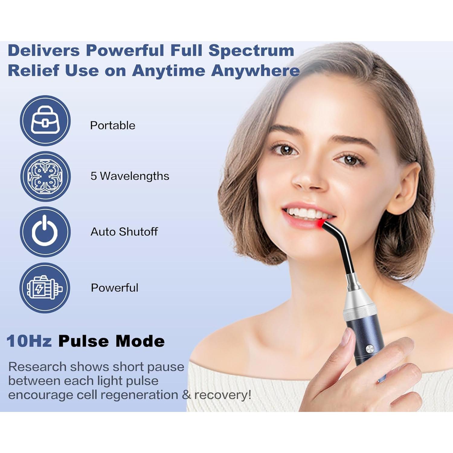 Dispositivo Terapia Luz Roja Aswaysun Alivio Dolor 21x11cm