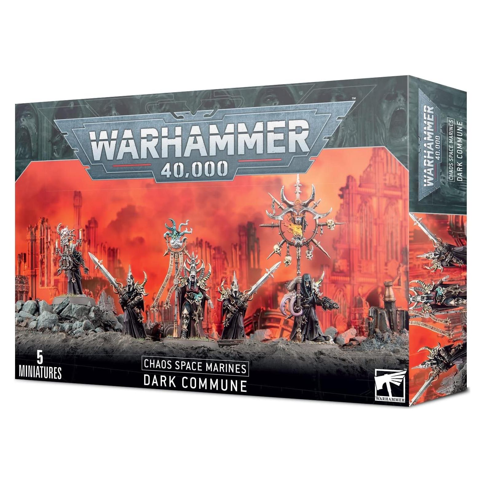Warhammer 40,000 - Games Workshop Comunión Oscura 5 Miniaturas