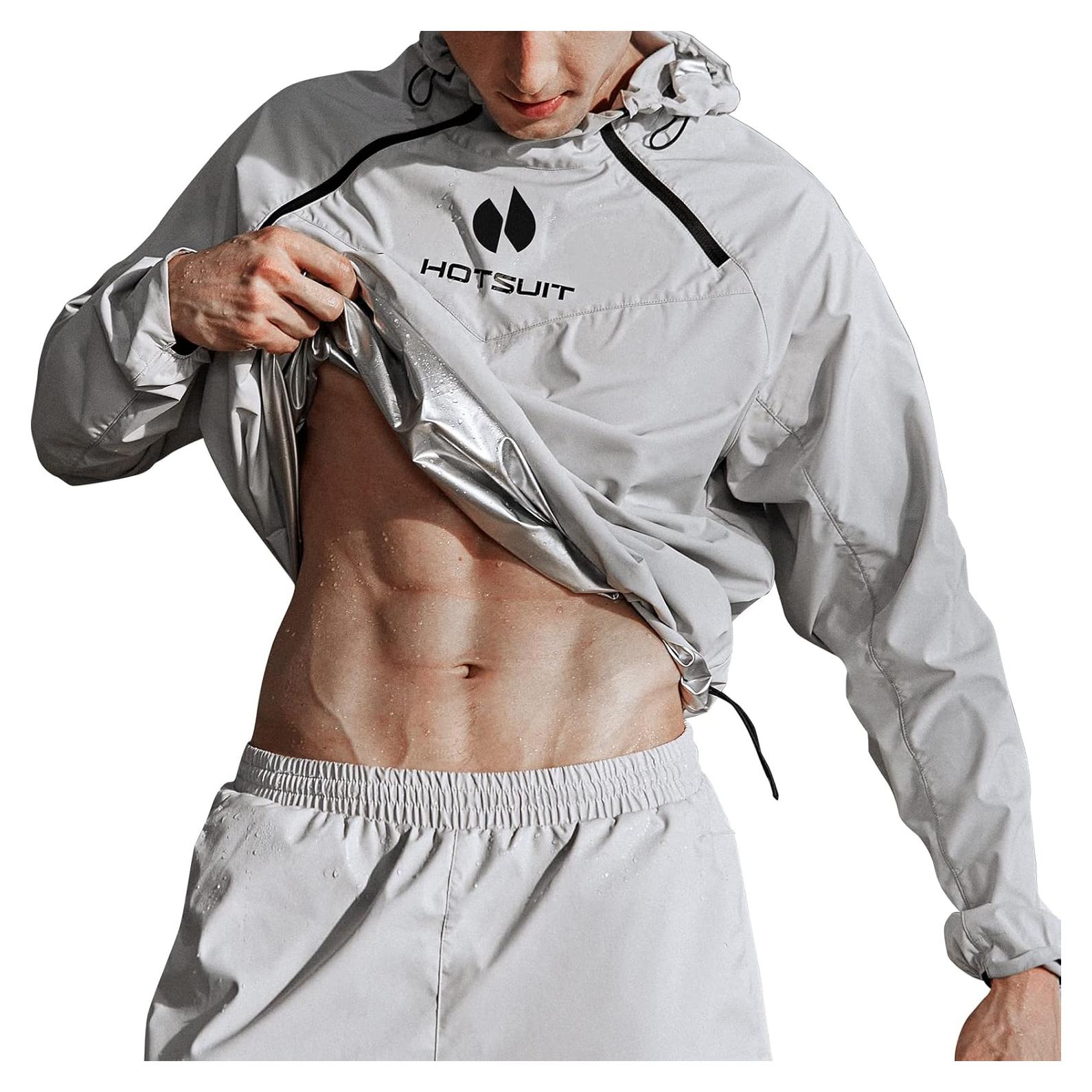 Chaleco de Sauna HOTSUIT 904pro para Hombres XXL Gris