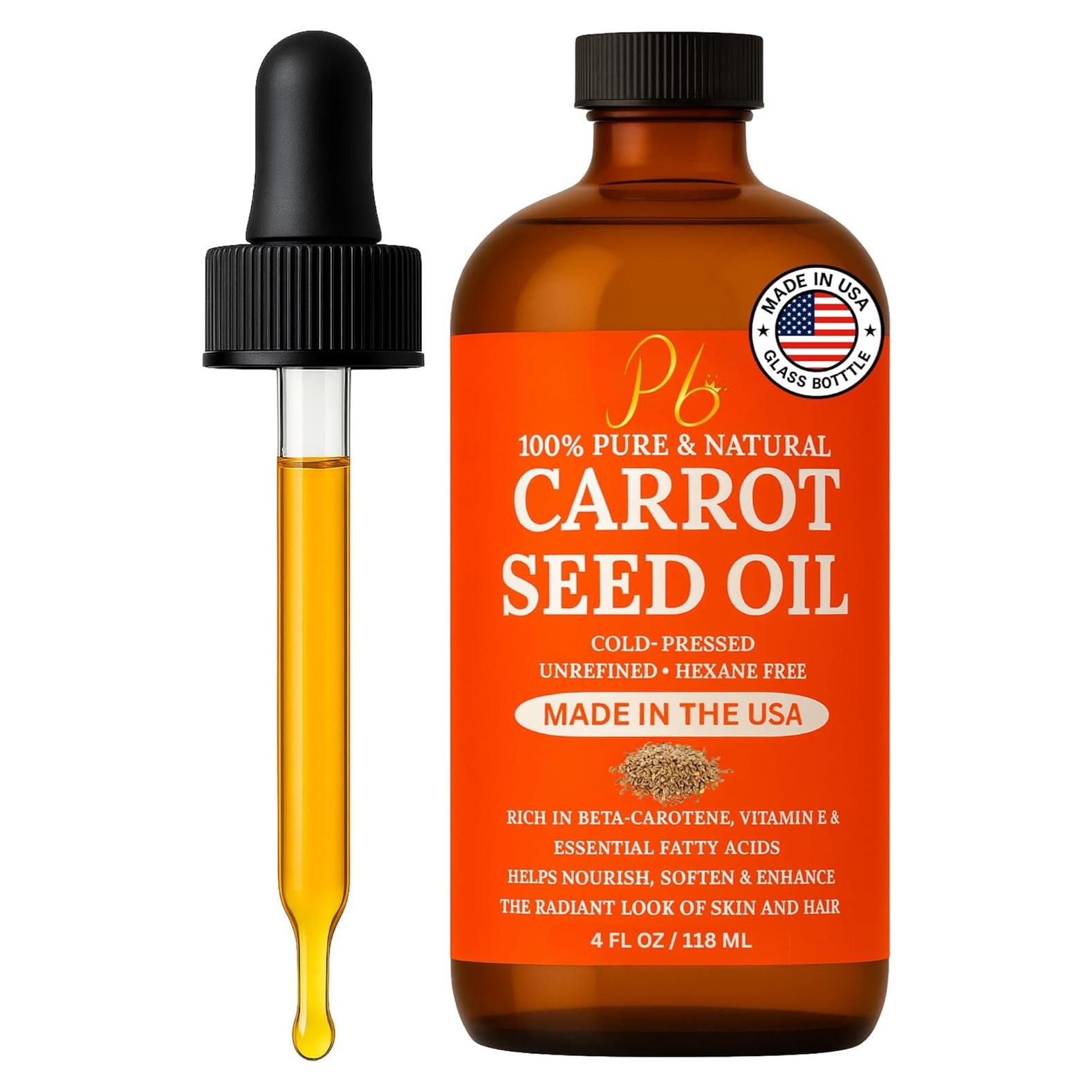 Aceite de Semilla de Zanahoria Pomberries 118 ml - Puro y Sin Refina