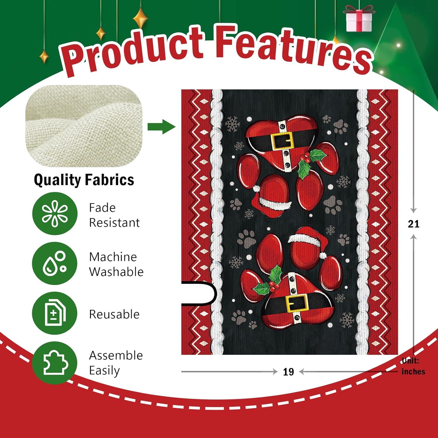 Cubierta de Buzón FBCOO Navidad para Mascotas 53x48 cm