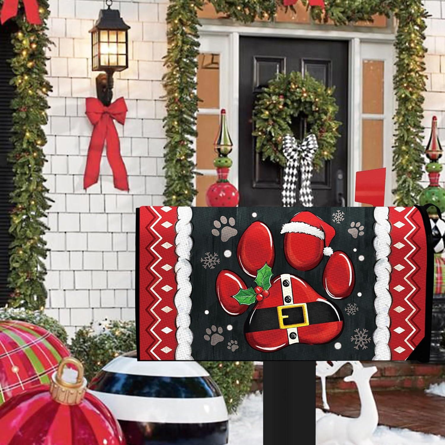 Cubierta de Buzón FBCOO Navidad para Mascotas 53x48 cm