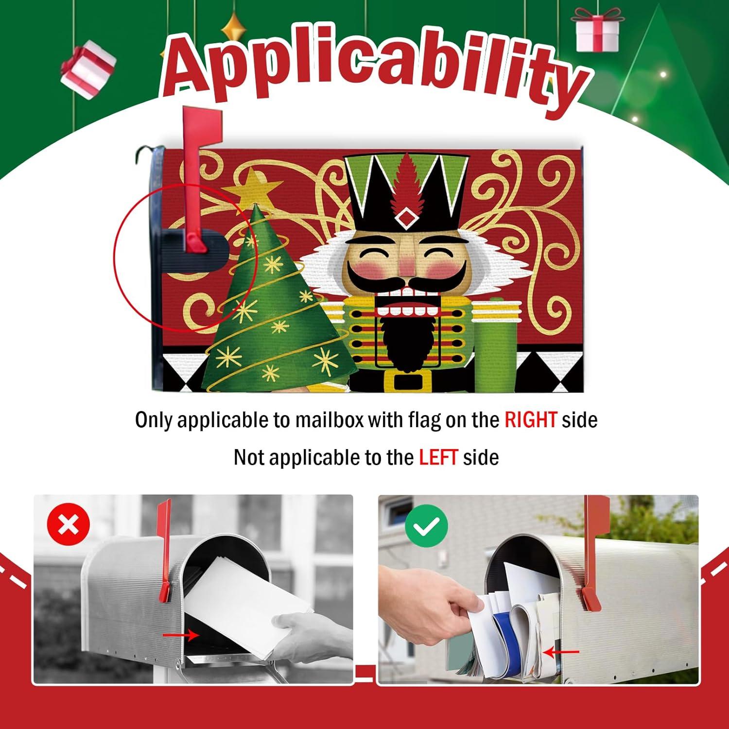 Cubierta de Buzón Magnética FBCOO Cascanueces Navidad 52.1x45.7cm