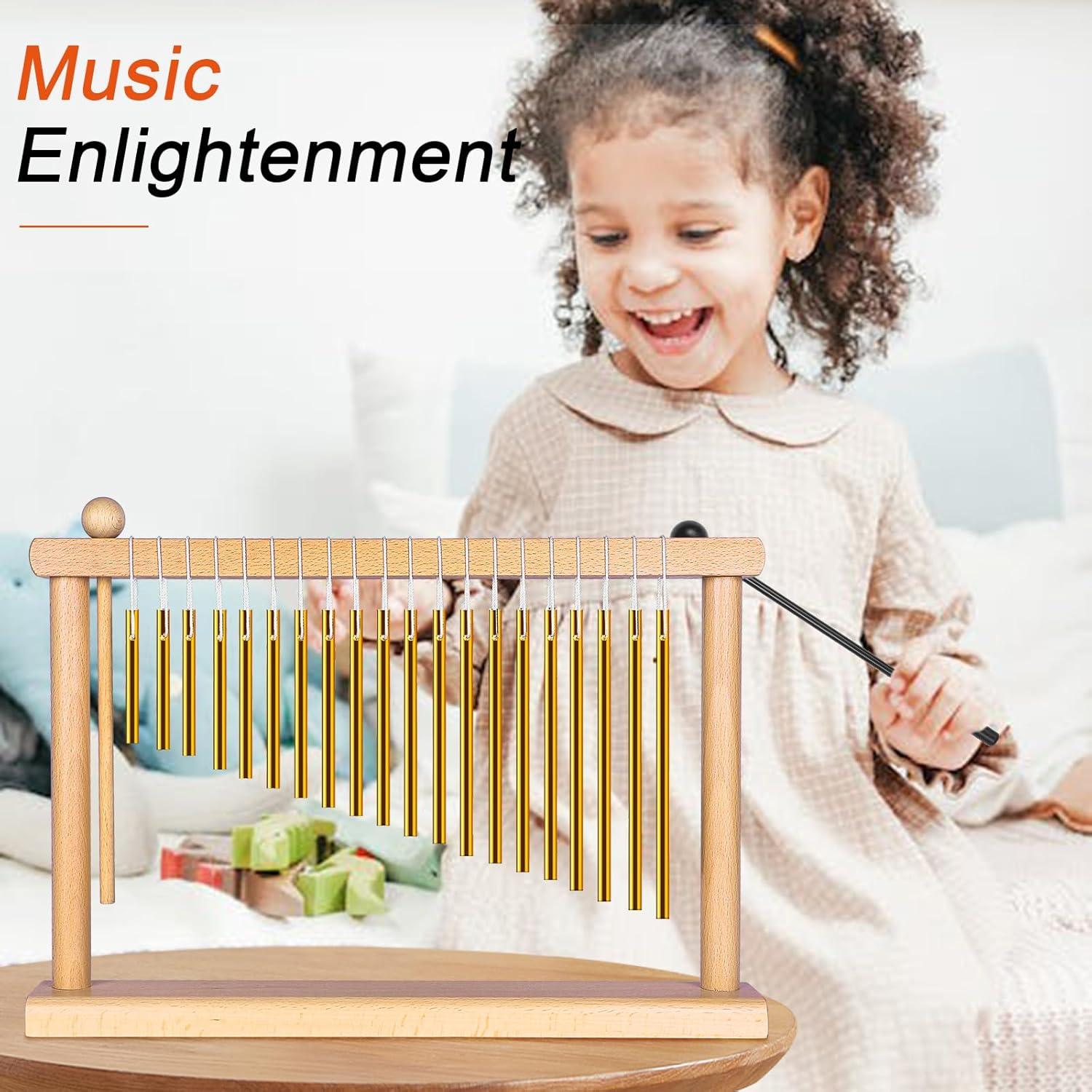 Campanas de Sanación AKLOT 20 Notas Oro - Instrumento Musical