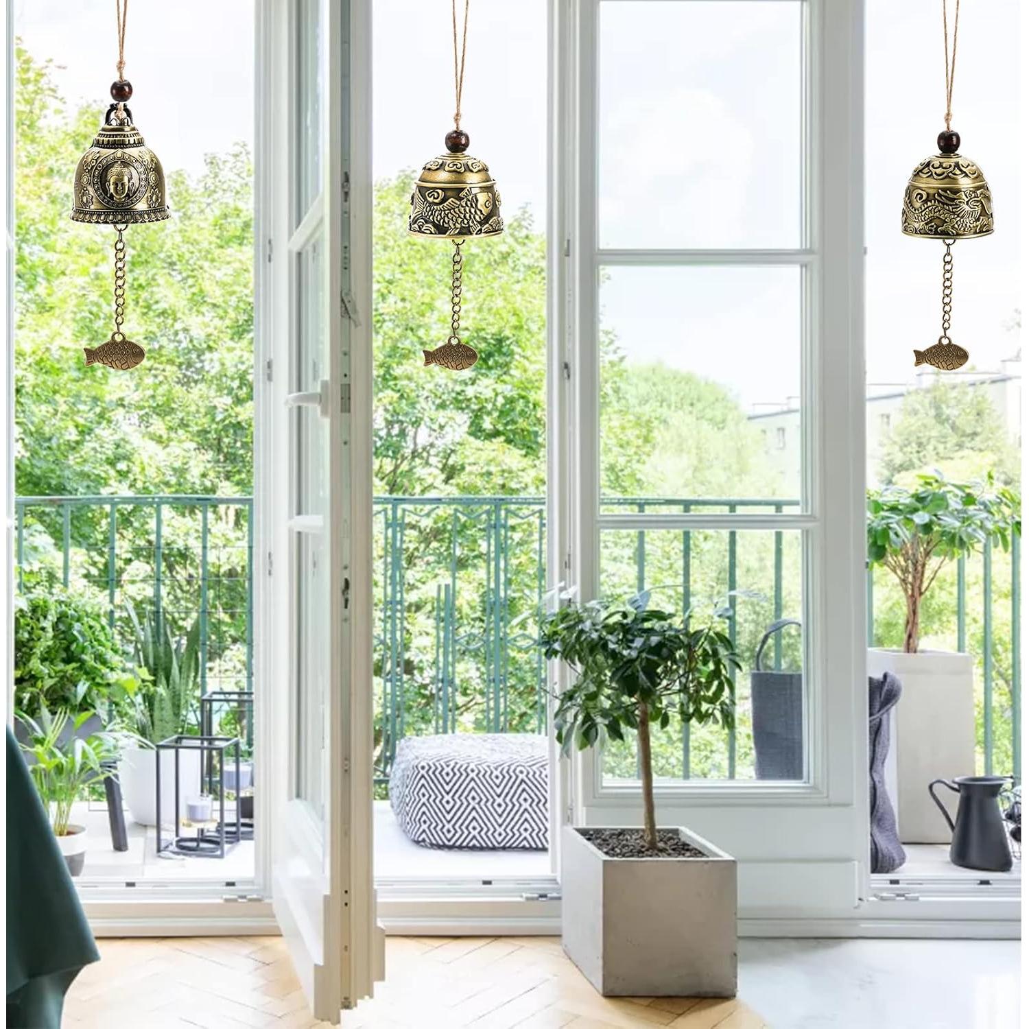 Campanas de Viento Peohud 6 Piezas Dragón Chino Vintage