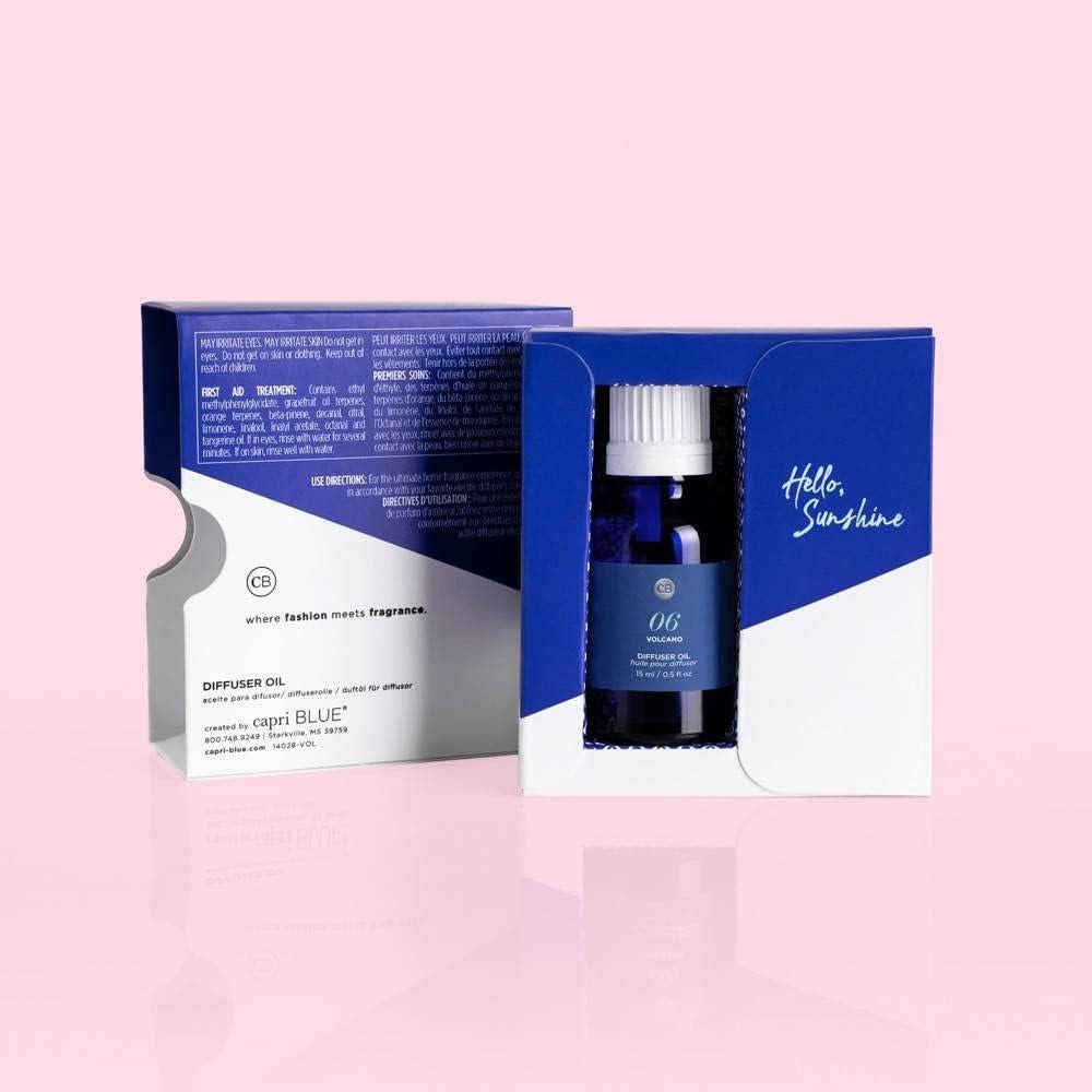 Recarga Aceite Difusor Capri Blue Volcán 14.79 ml Aroma Cítricos