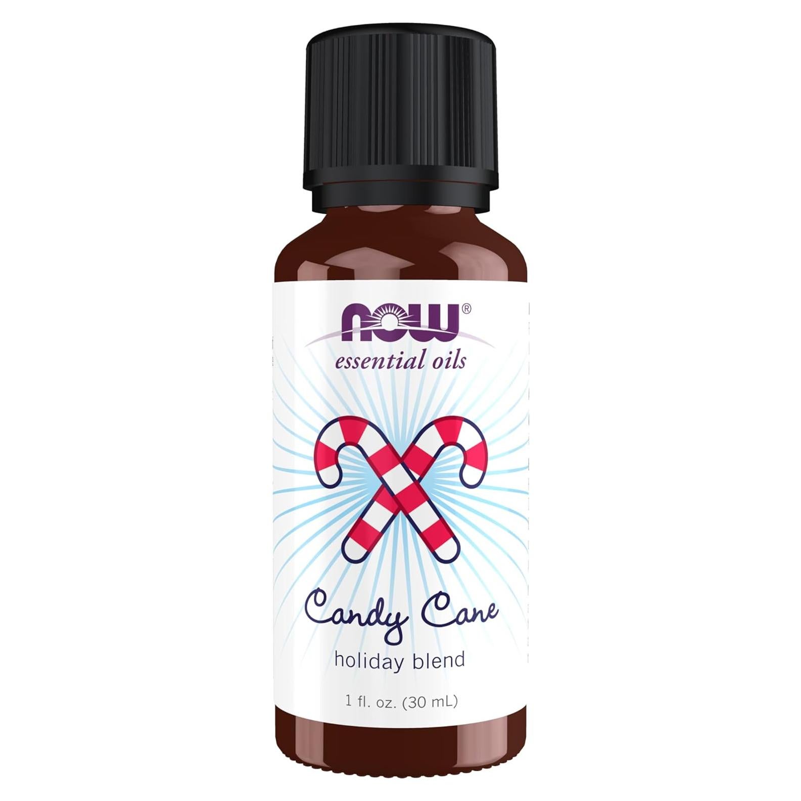 Aceite Esencial NOW Bastón de Caramelo 29.57 ml Dulce y Mentolado